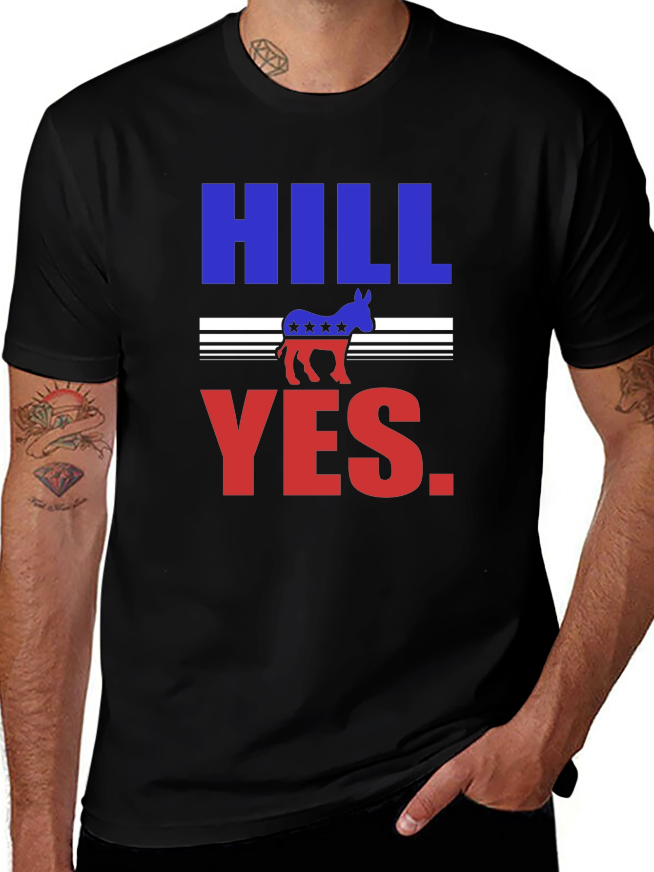 Variant 13 of Hill Yes Graphic T-Shirt - Political Statement Tee
