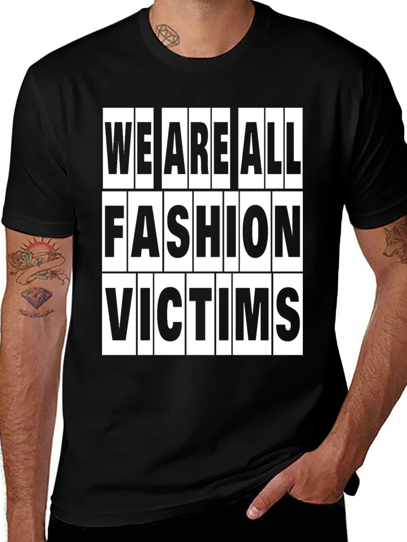Variant 30 of Fashion Victims T-Shirt - Trendy Slogan Tee