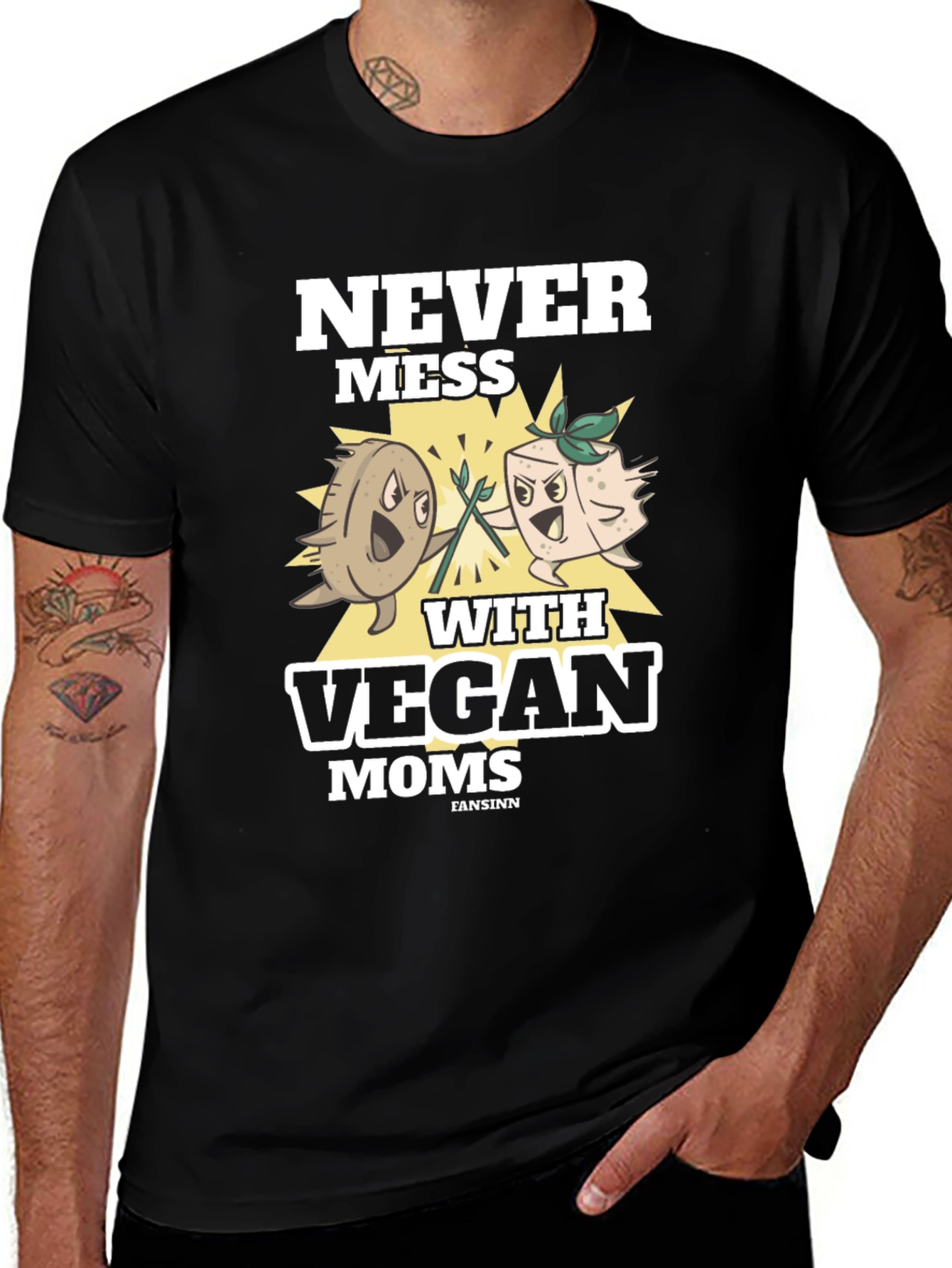 Variant 13 of Vegan Moms T-Shirt - Funny Graphic Tee