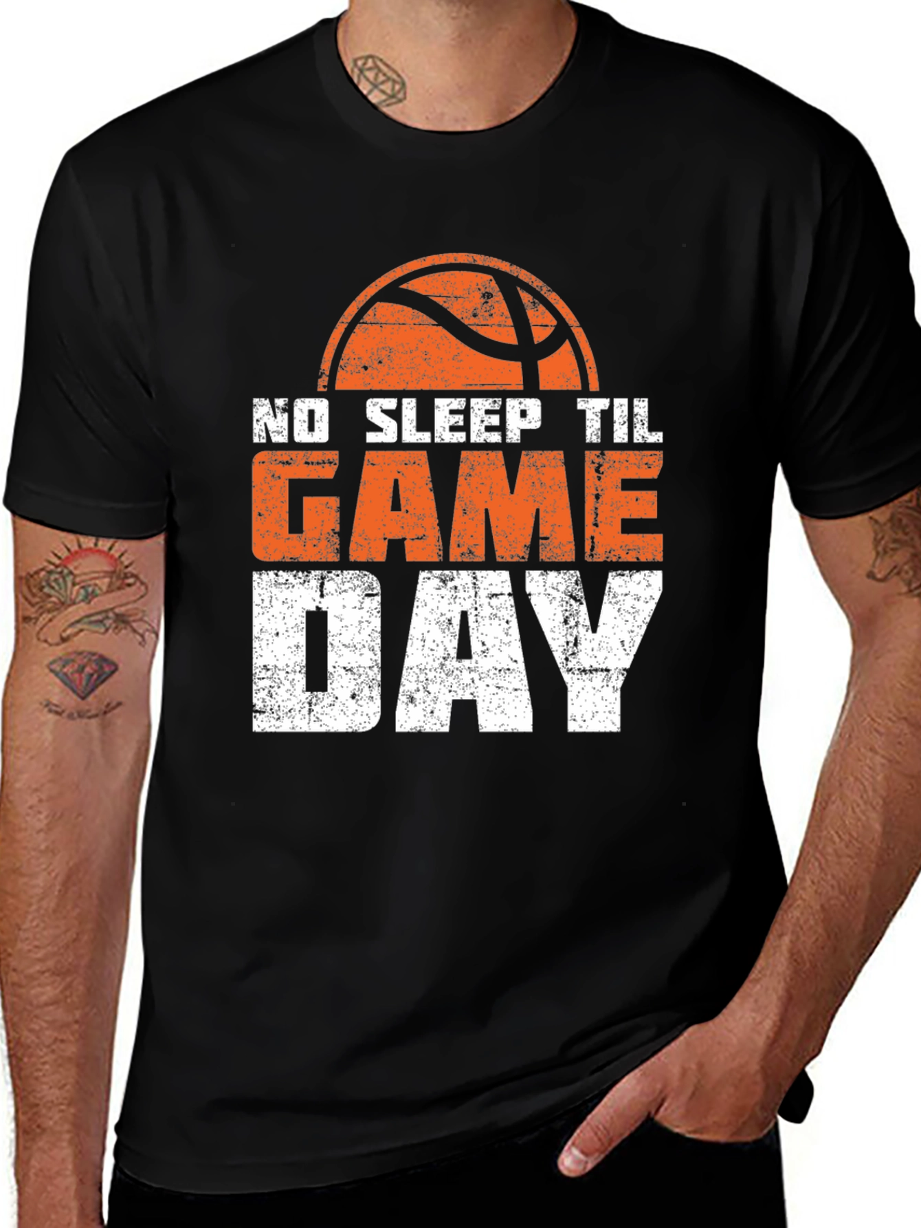 Variant 20 of No Sleep Til Game Day Basketball T-Shirt