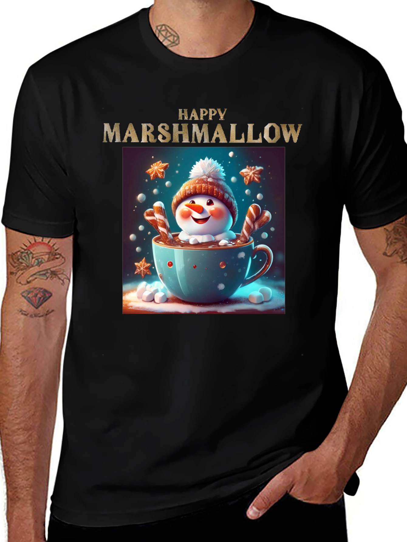 Variant 11 of Happy Marshmallow T-Shirt