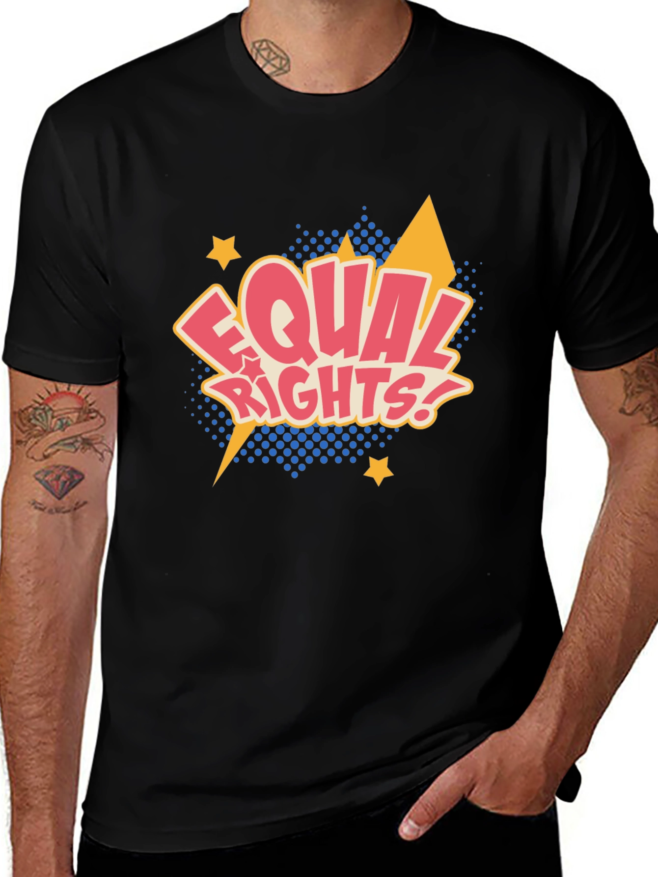 Variant 20 of Equal Rights Graphic Print T-Shirt