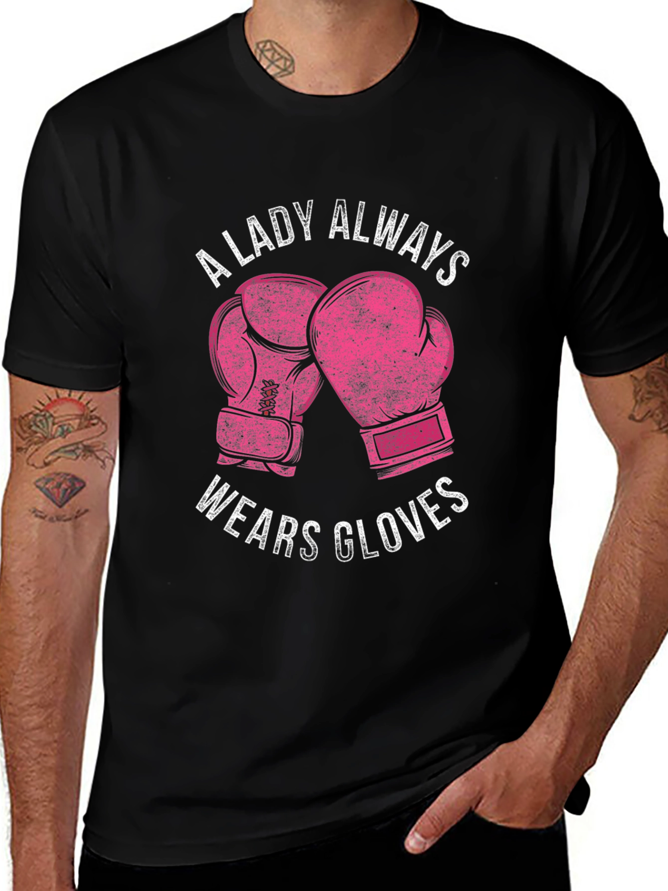 Variant 18 of A Lady Always Wears Gloves Graphic Tee