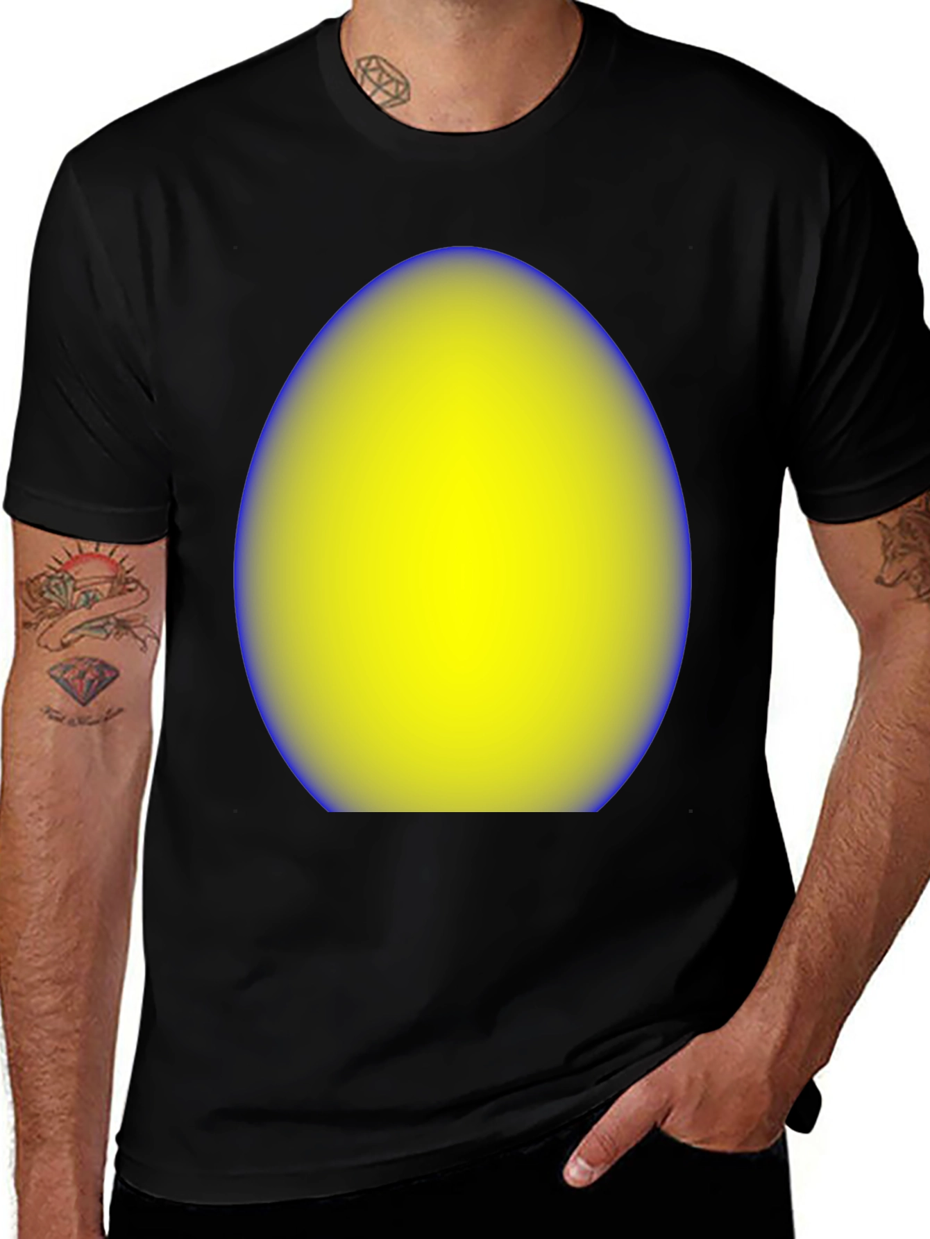 Variant 28 of Egg-cellent Yellow Oval Tee