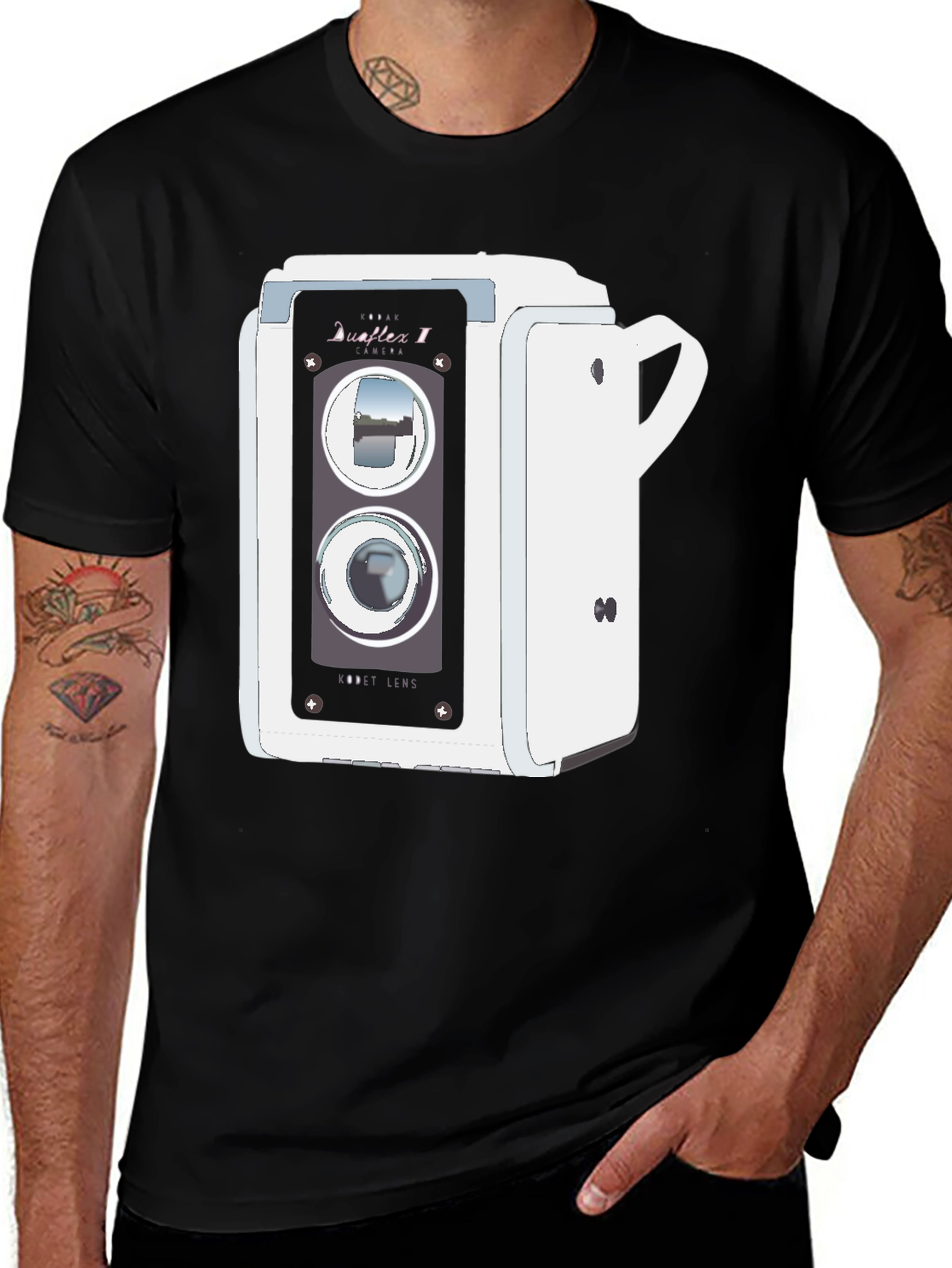 Variant 13 of Retro Camera Graphic T-Shirt - Vintage Style Tee