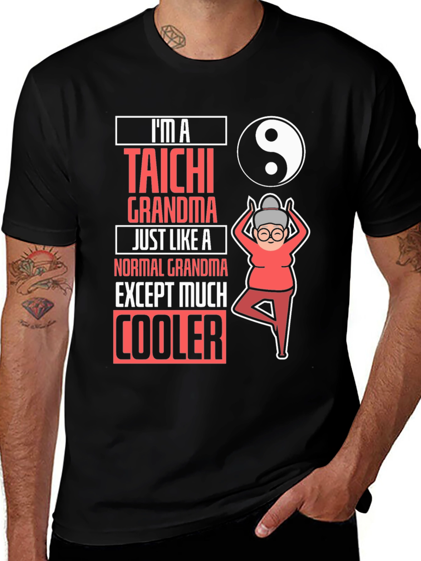 Taichi Grandma T-Shirt: Cool & Unique Gift