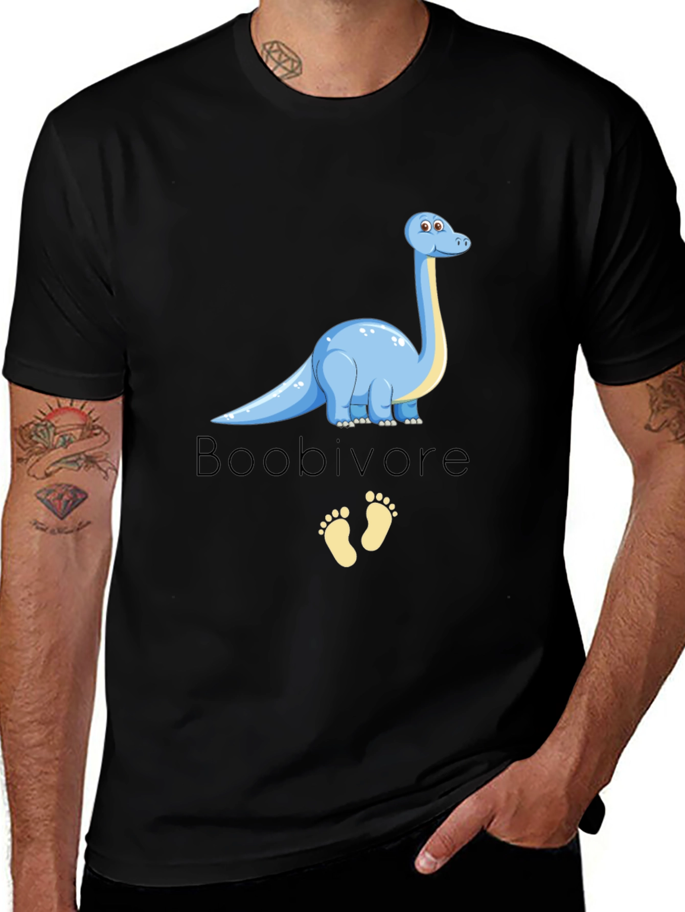 Variant 21 of Boobivore Dinosaur Graphic T-Shirt