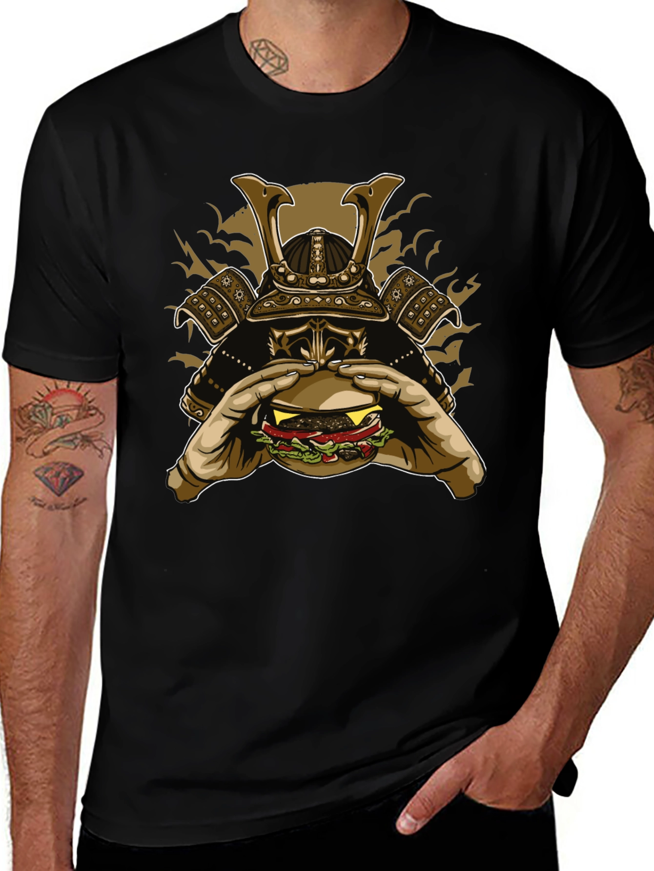 Samurai Burger Graphic T-Shirt