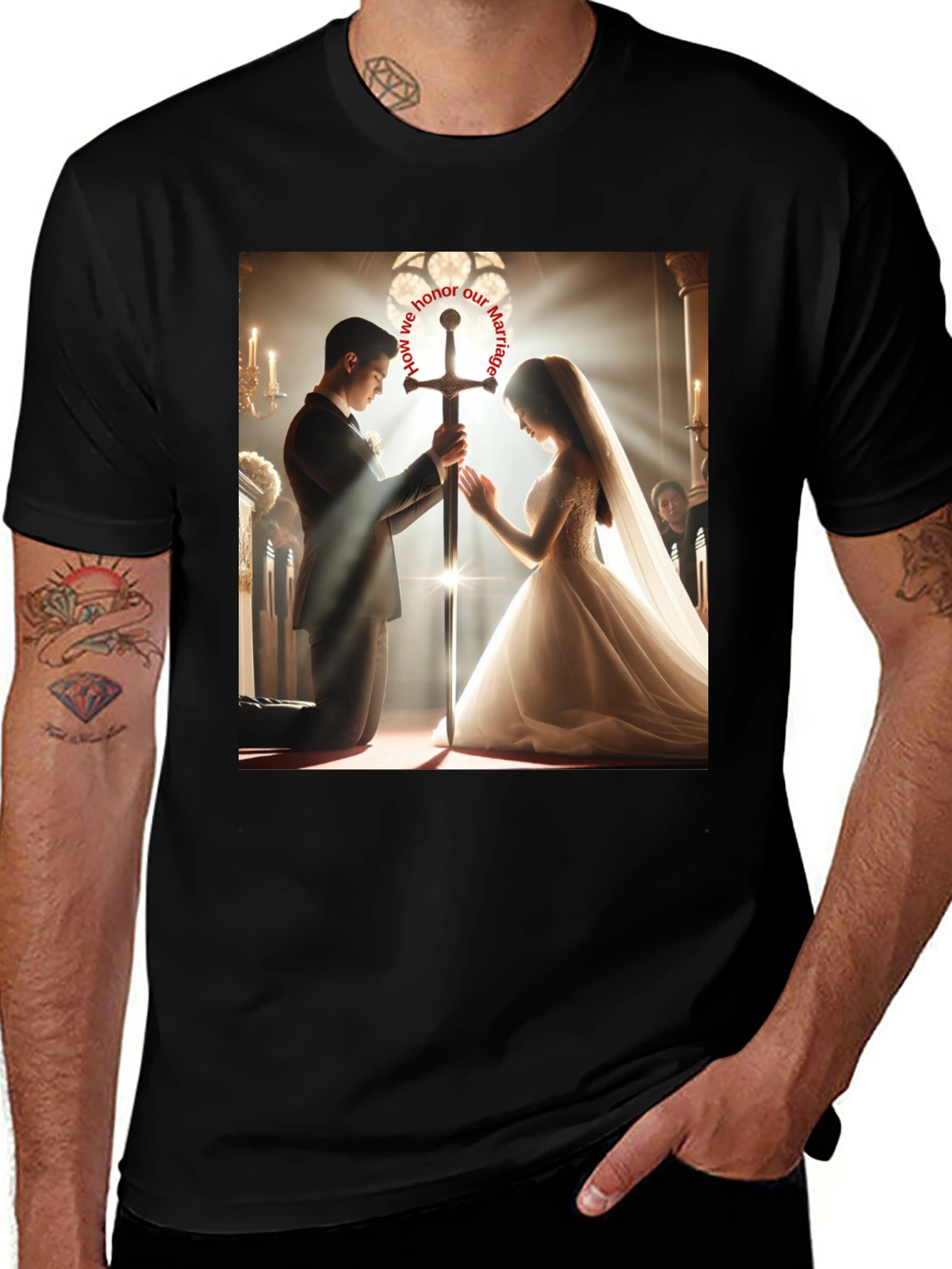 Variant 25 of Wedding Sword Ceremony T-Shirt
