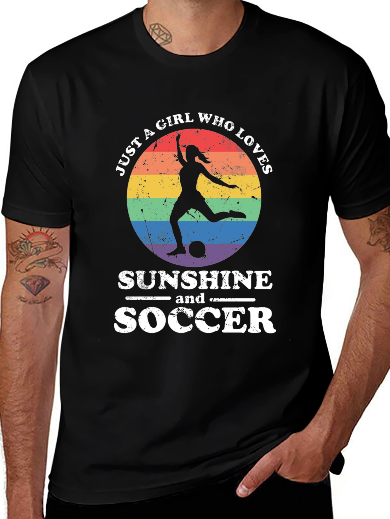Variant 15 of Sunshine and Soccer Graphic Tee