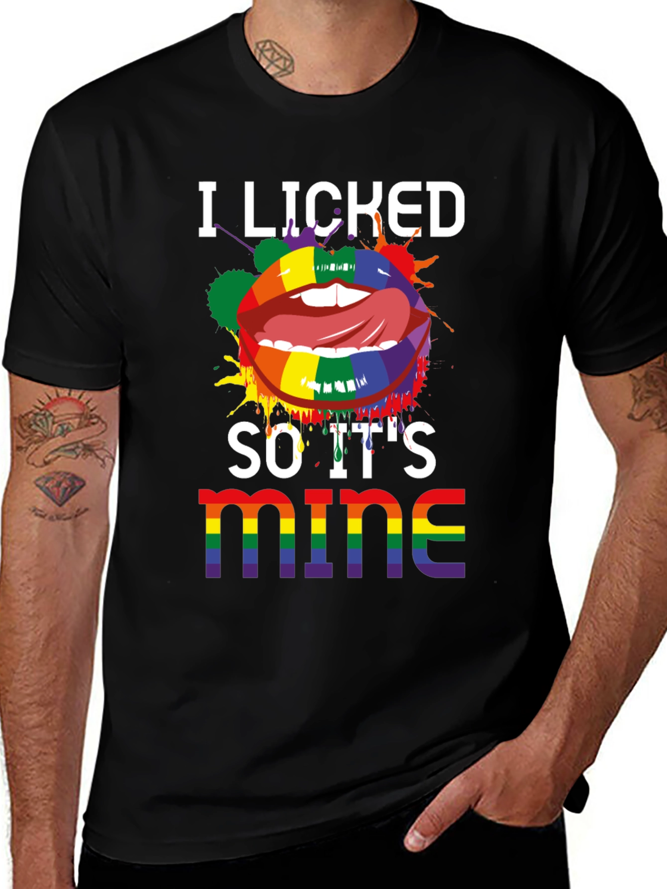 I Licked So It's Mine LGBTQ Pride T-Shirt