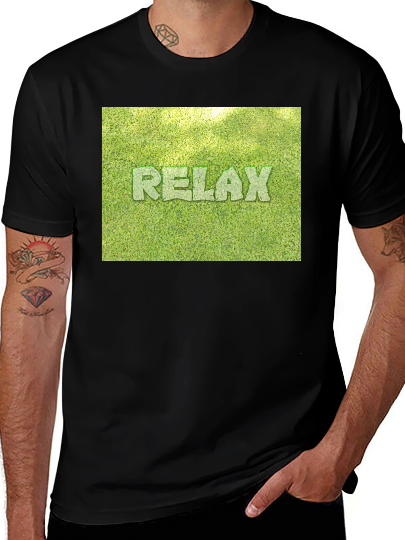 Variant 10 of Relax Grass Graphic T-Shirt