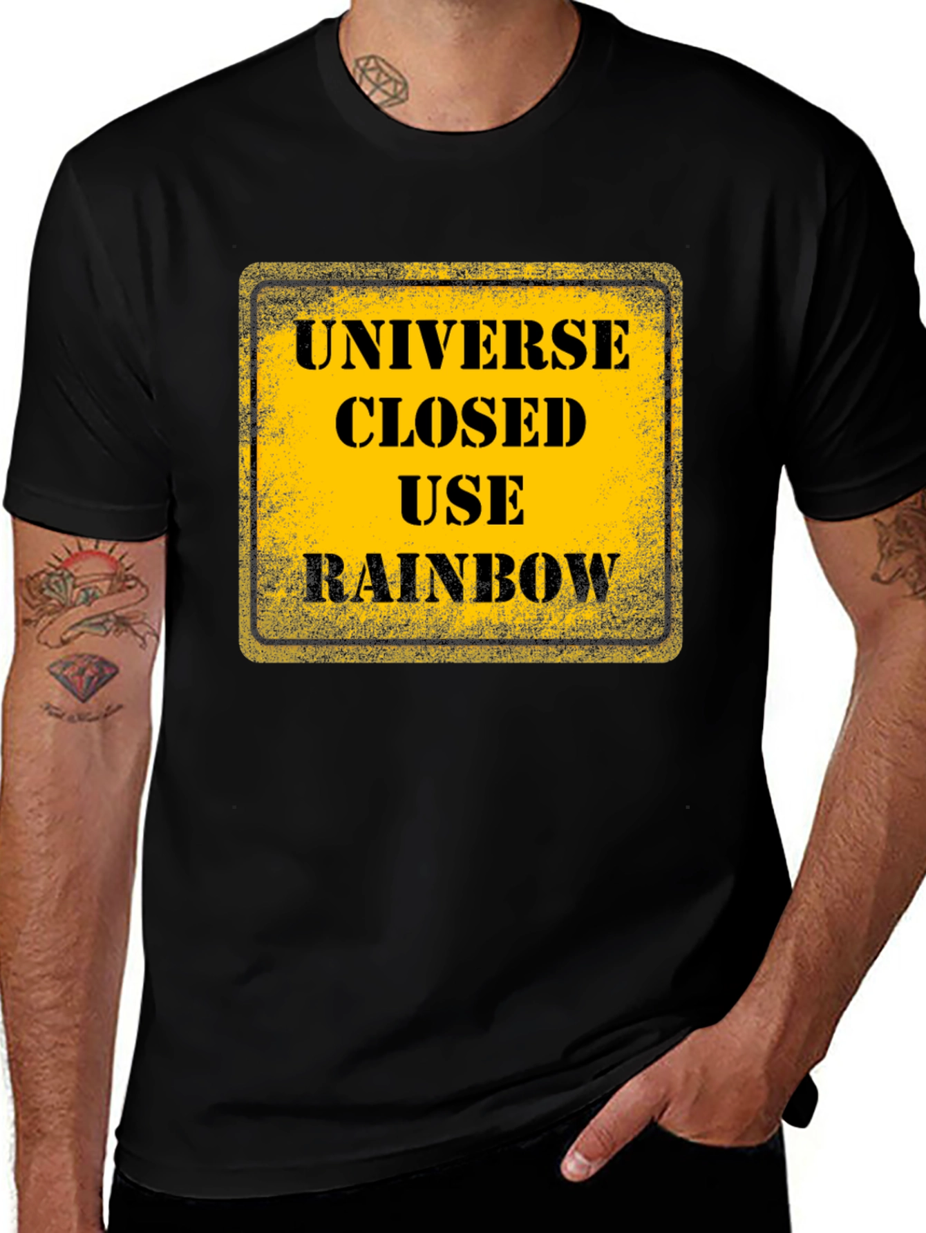 Universe Closed Rainbow T-Shirt