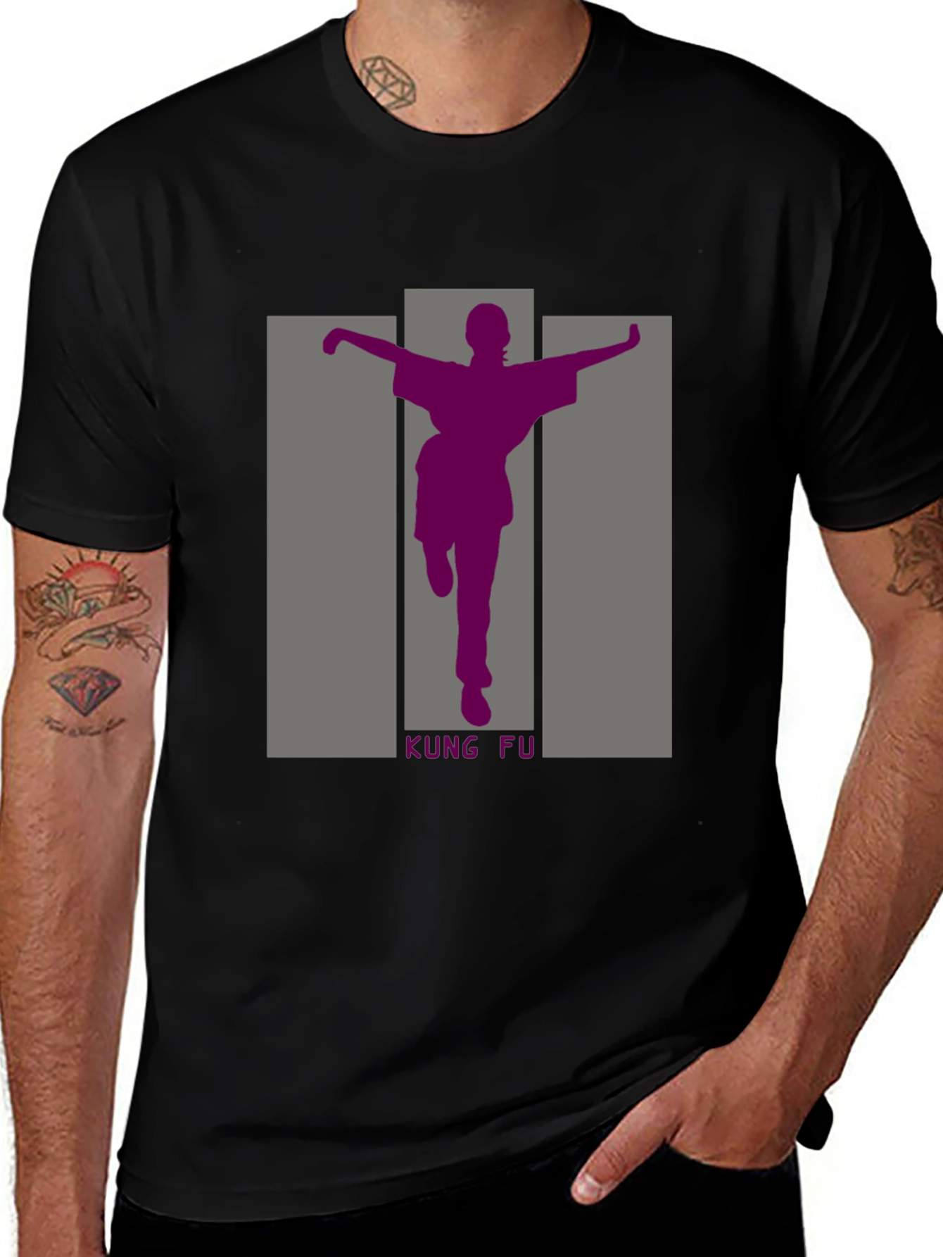 Kung Fu Graphic Tee - Martial Arts Inspired