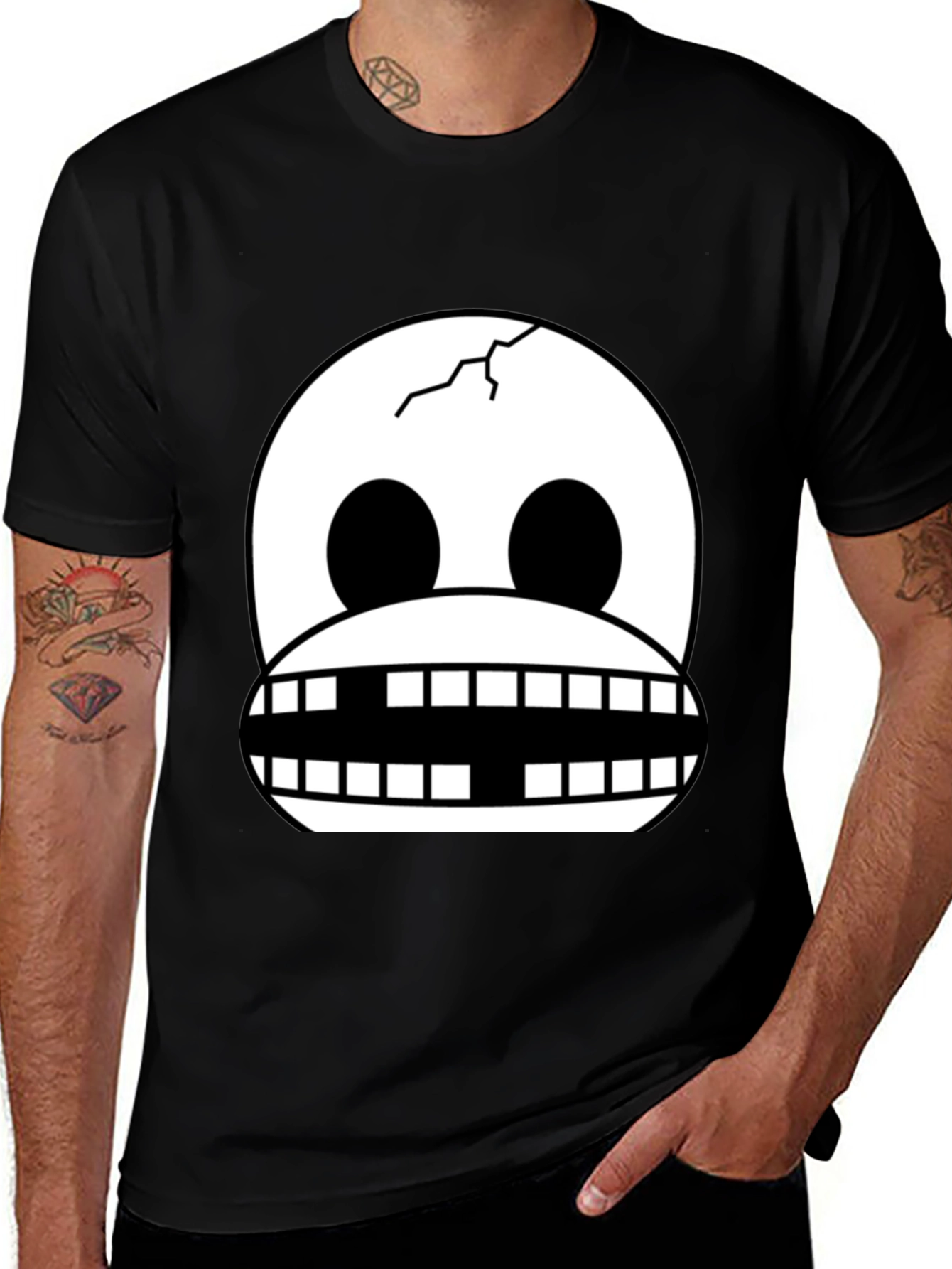 Variant 21 of Cracked Egg Funny Graphic Tee