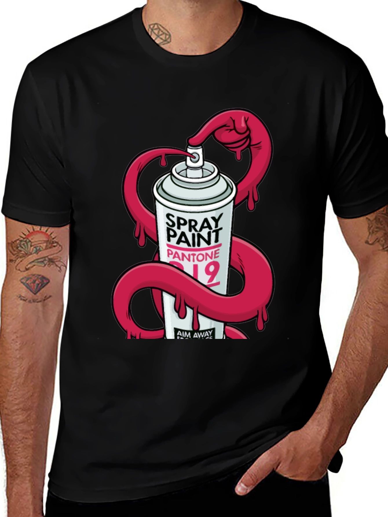 Variant 18 of Spray Paint Graphic Tee