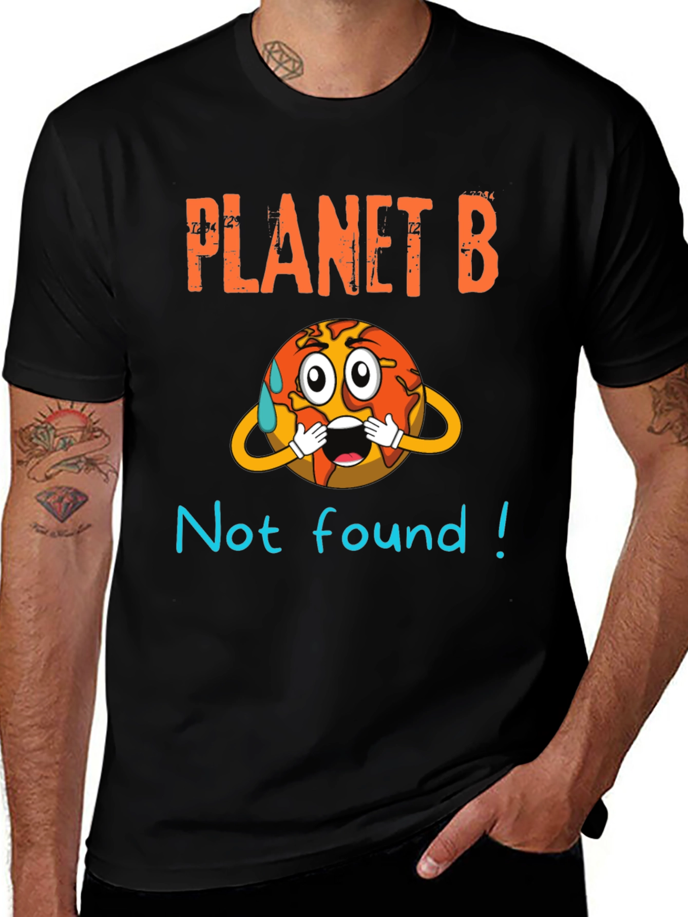Variant 30 of Planet B Not Found Graphic Tee
