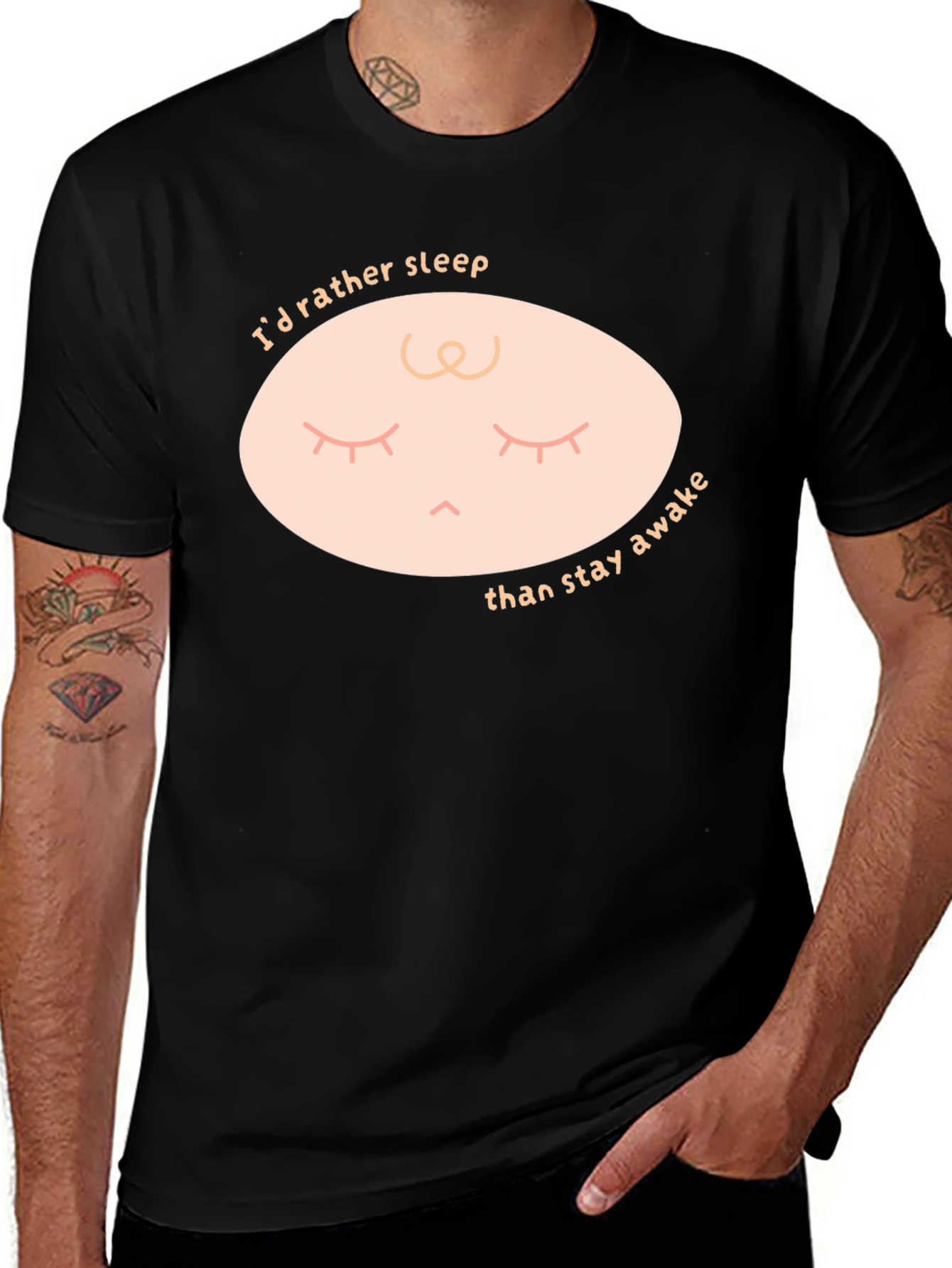Variant 6 of Sleepy Baby Graphic T-Shirt