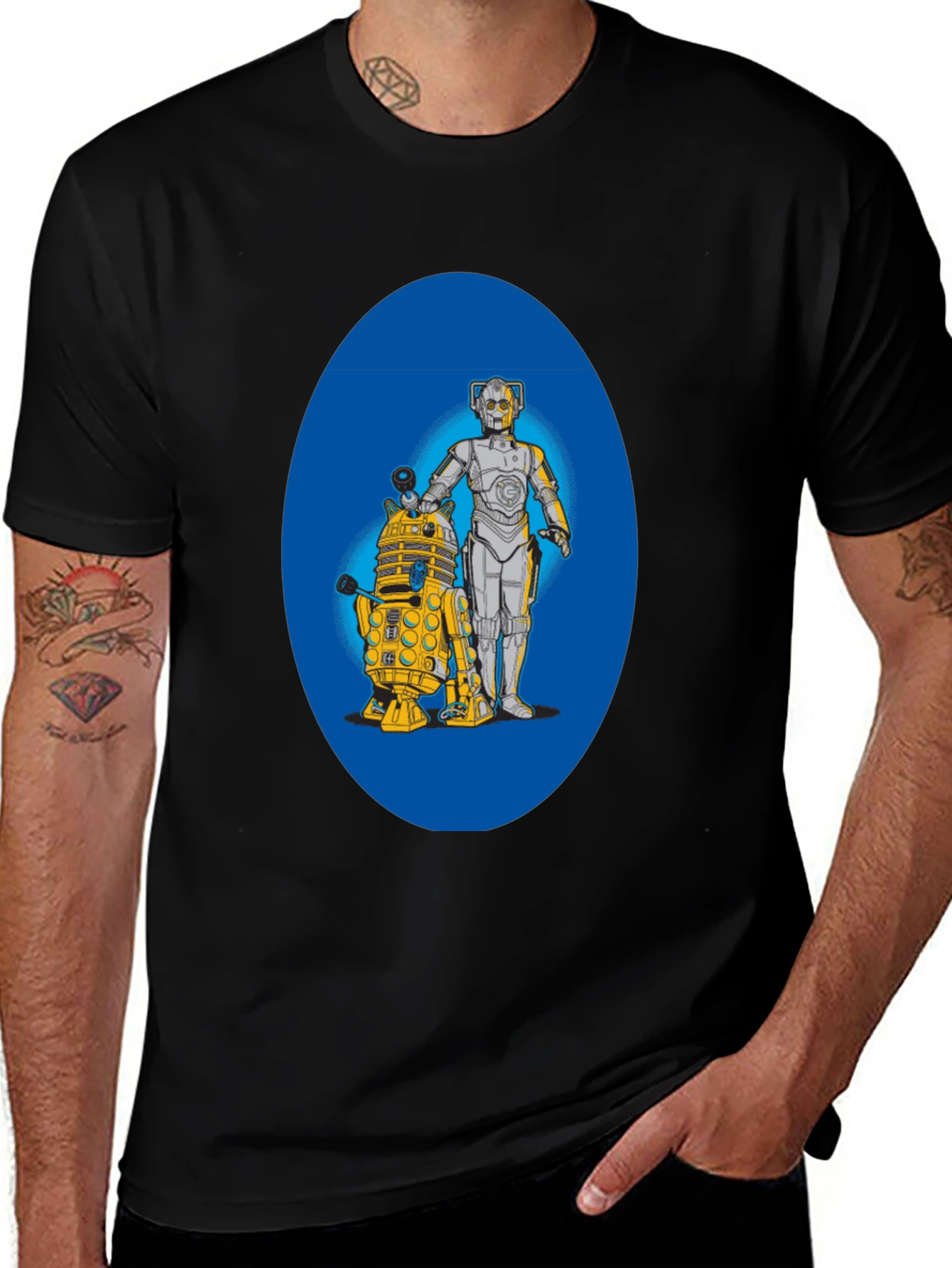 Variant 17 of Retro Robot Tee - Sci-Fi Style T-Shirt