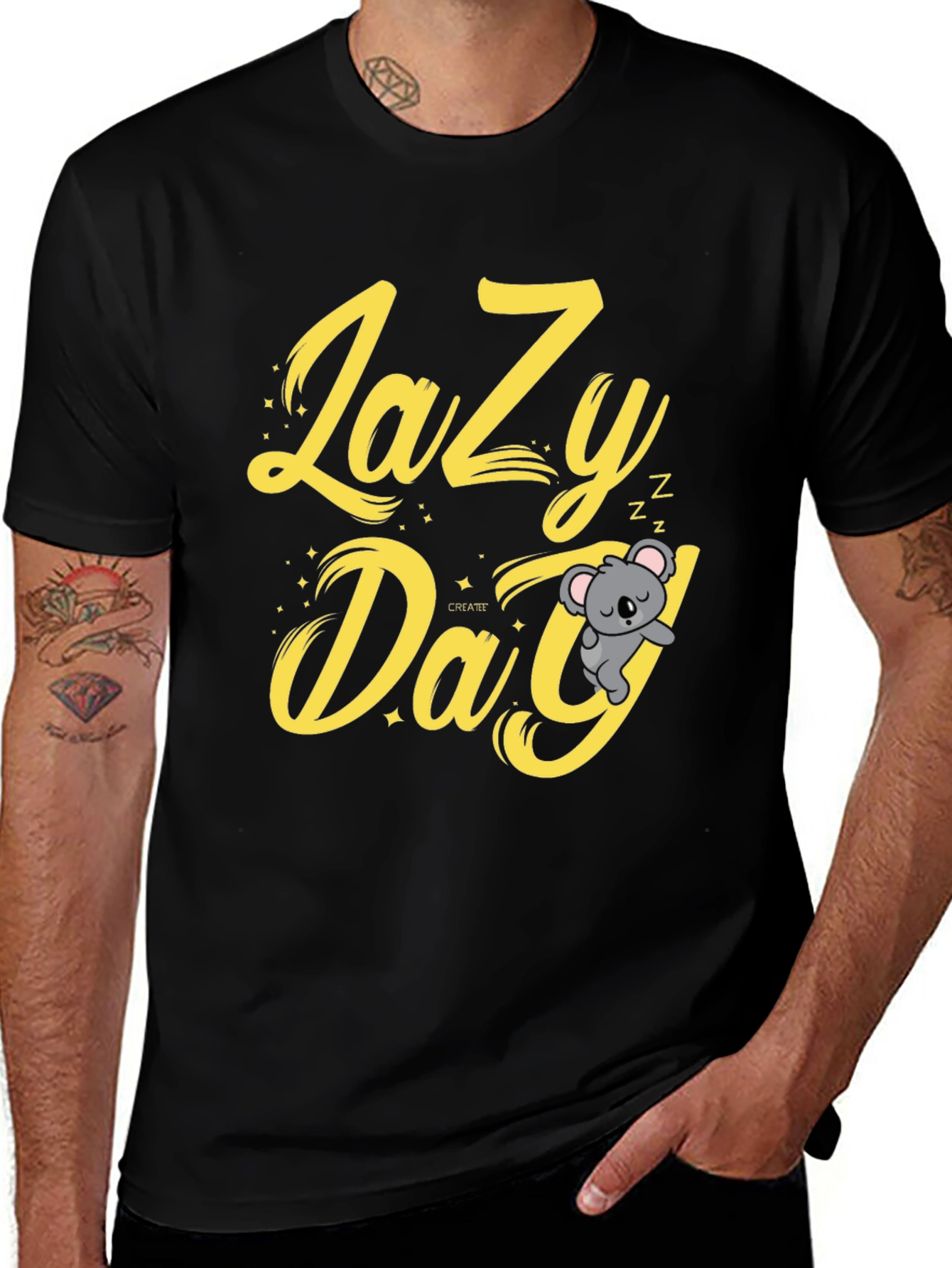 Lazy Day T-Shirt - Koala Sleep Design