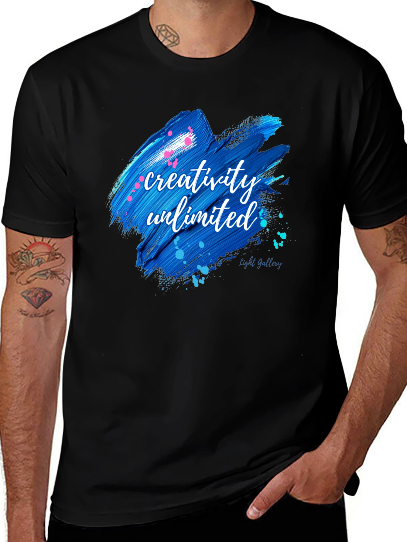 Variant 17 of Creative Unlimited Black T-Shirt