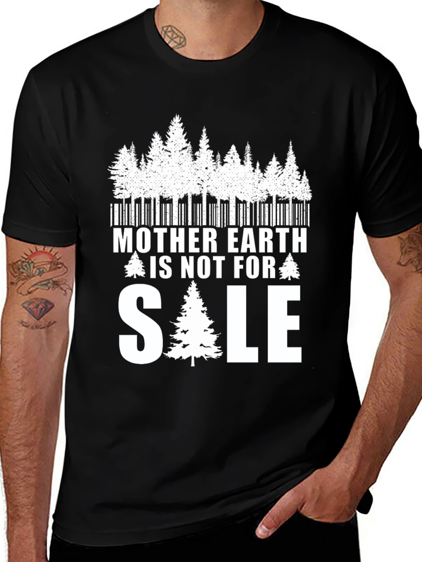 Variant 9 of Mother Earth Tee: Environmental Awareness Shirt