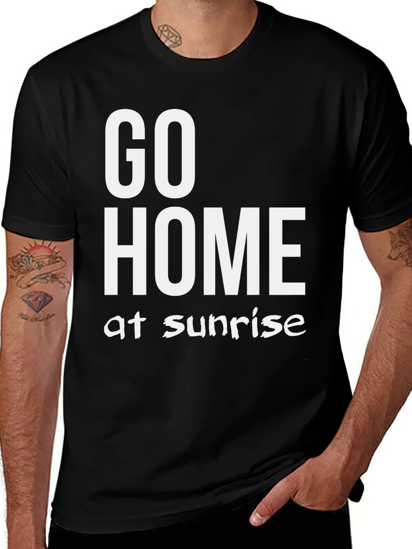 Go Home At Sunrise Graphic T-Shirt