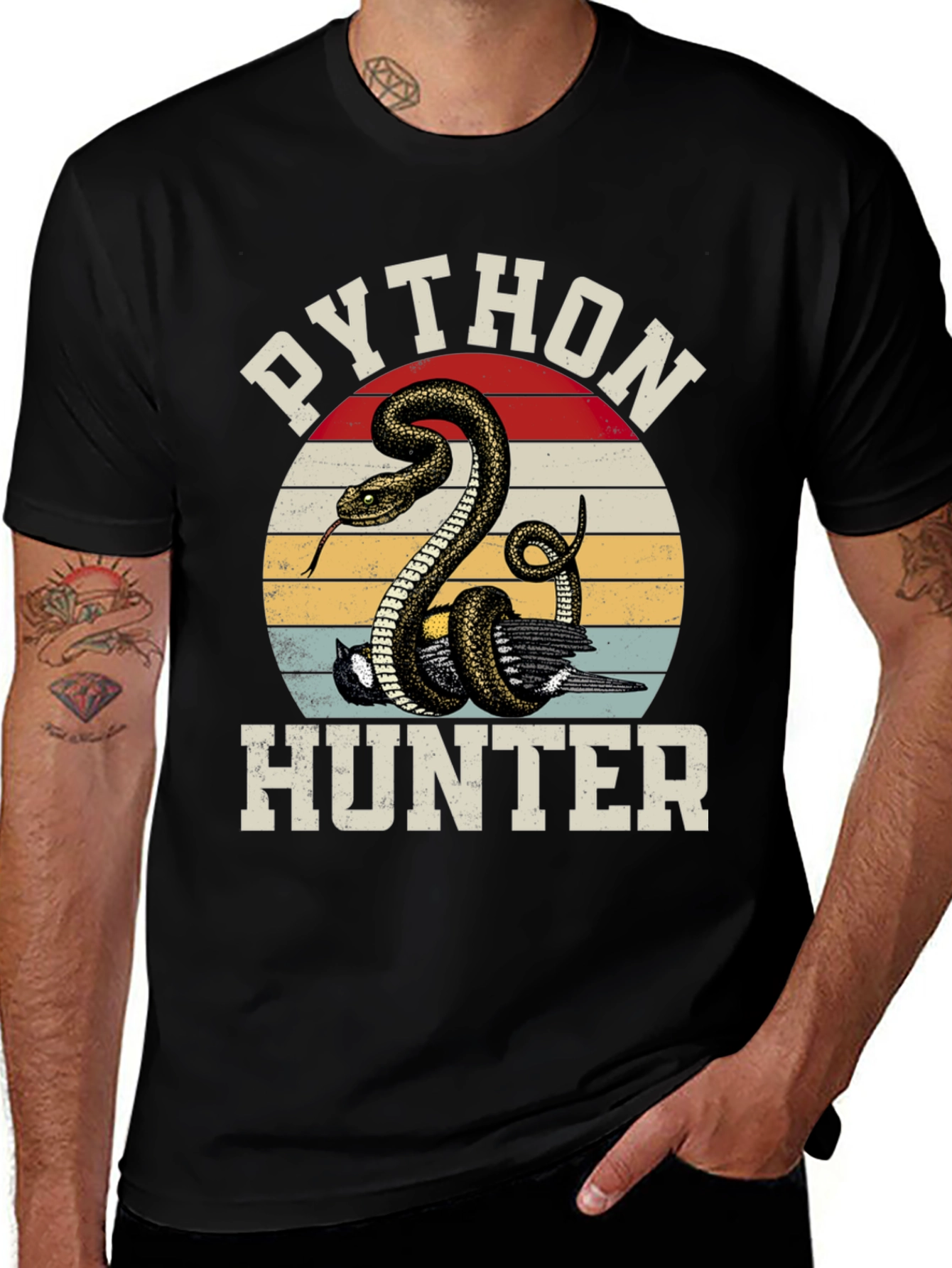 Variant 25 of Python Hunter Graphic Tee