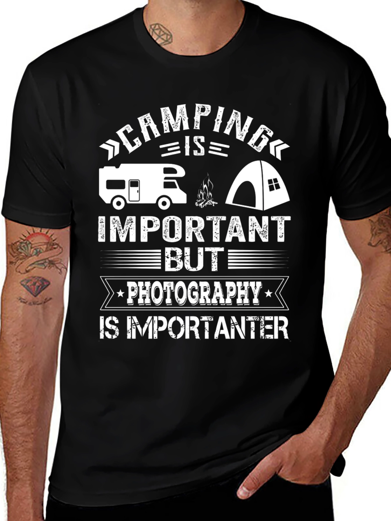 Variant 7 of Camping & Photography T-Shirt