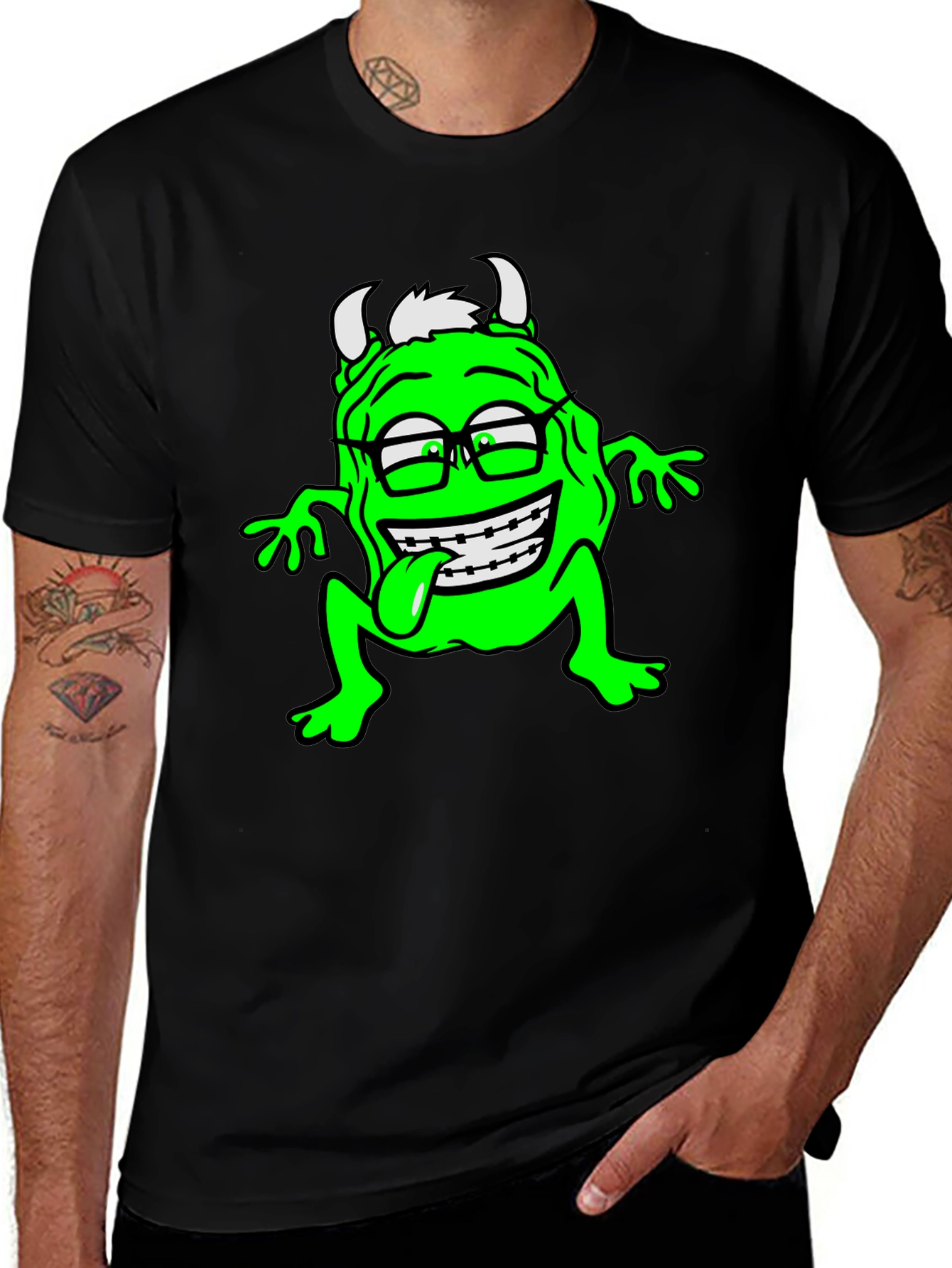 Variant 3 of Monster Dude Black T-Shirt