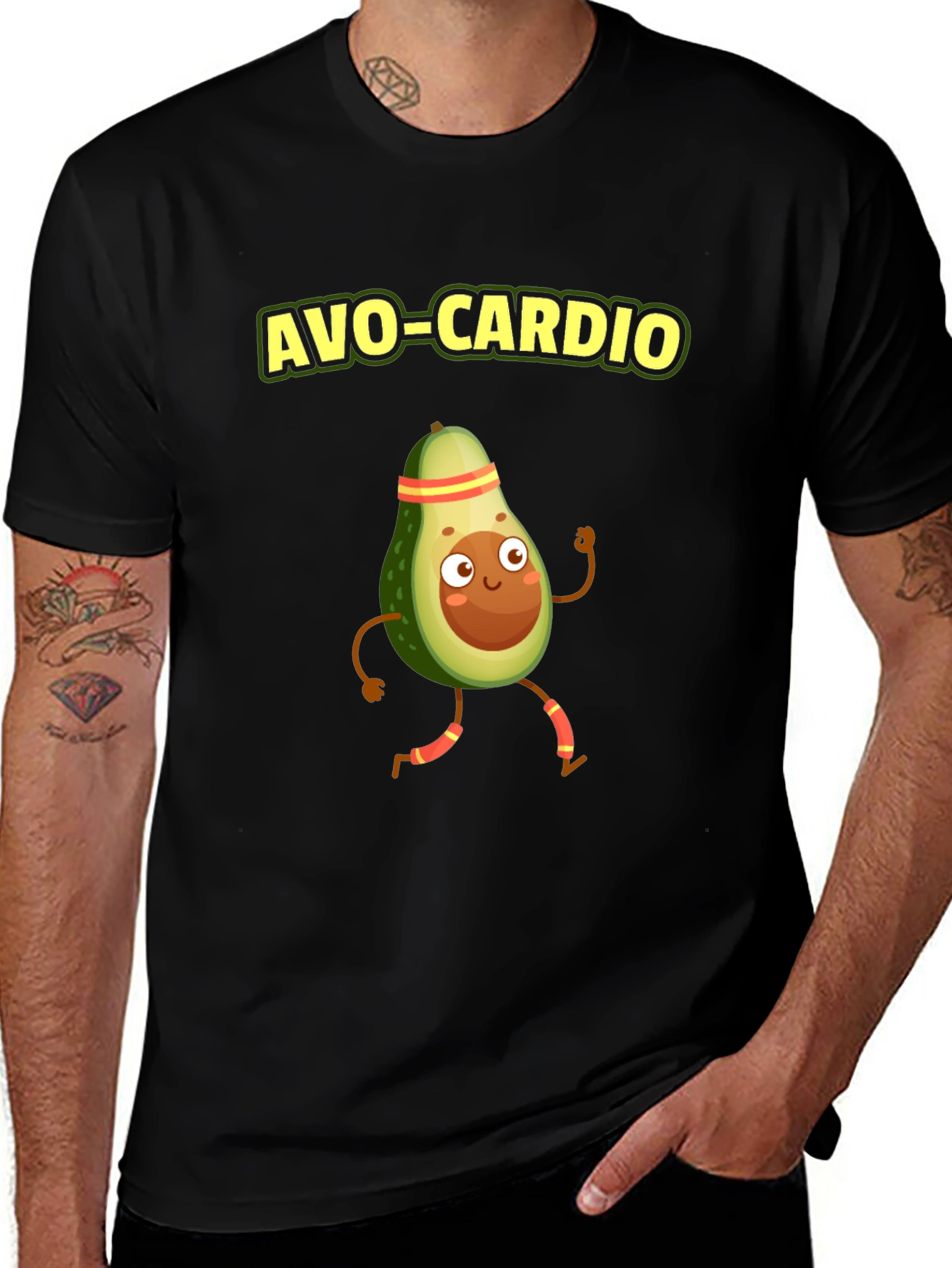 Black Avo-Cardio Black T-Shirt main image