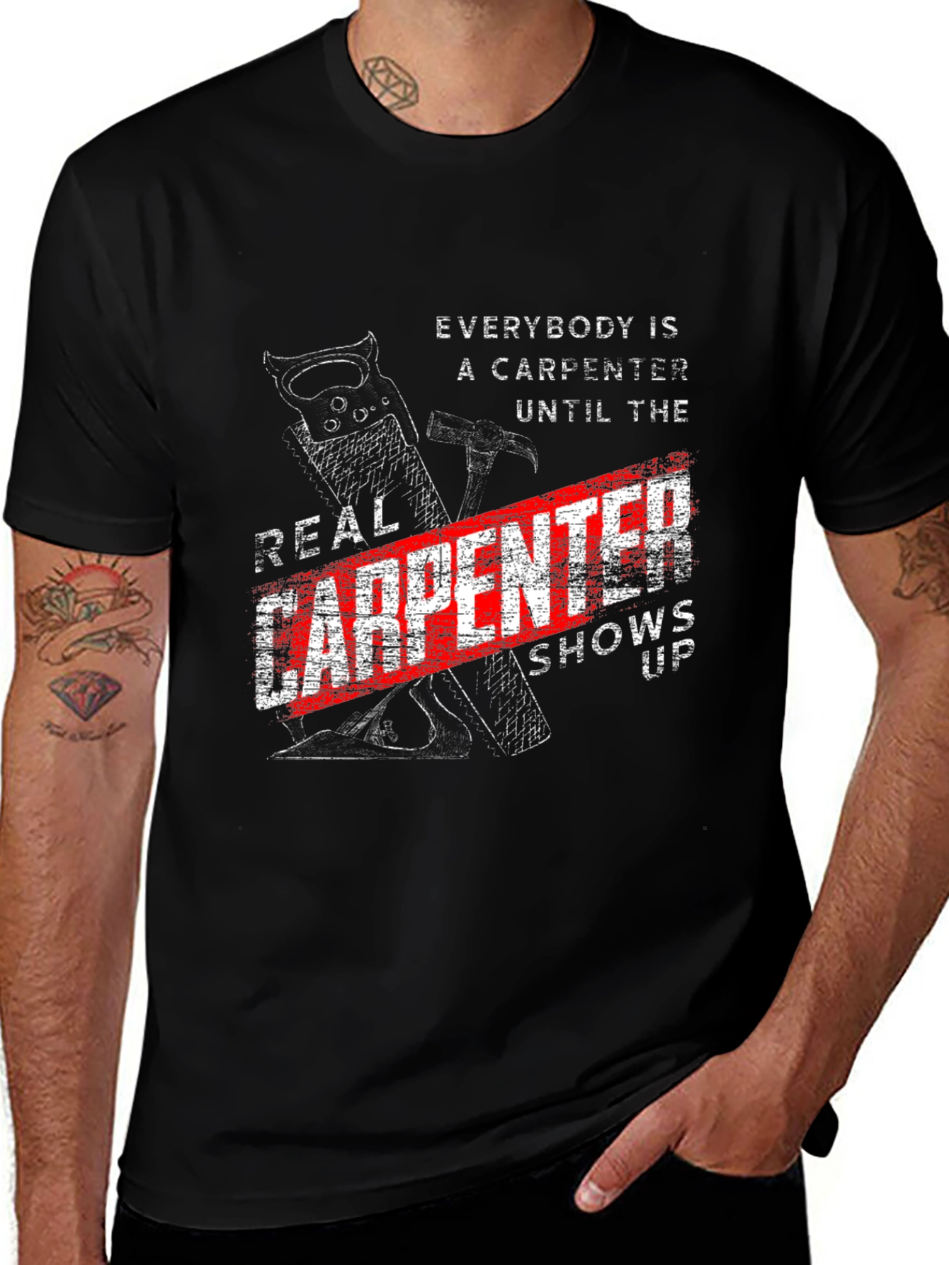Real Carpenter T-Shirt - Funny Carpenter Gift