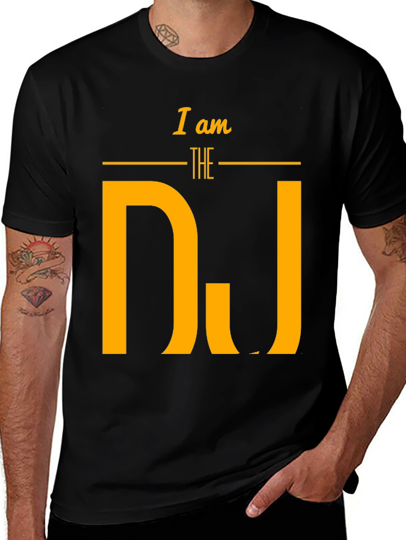 I Am The DJ Graphic Tee - Cool Music Lover T-Shirt