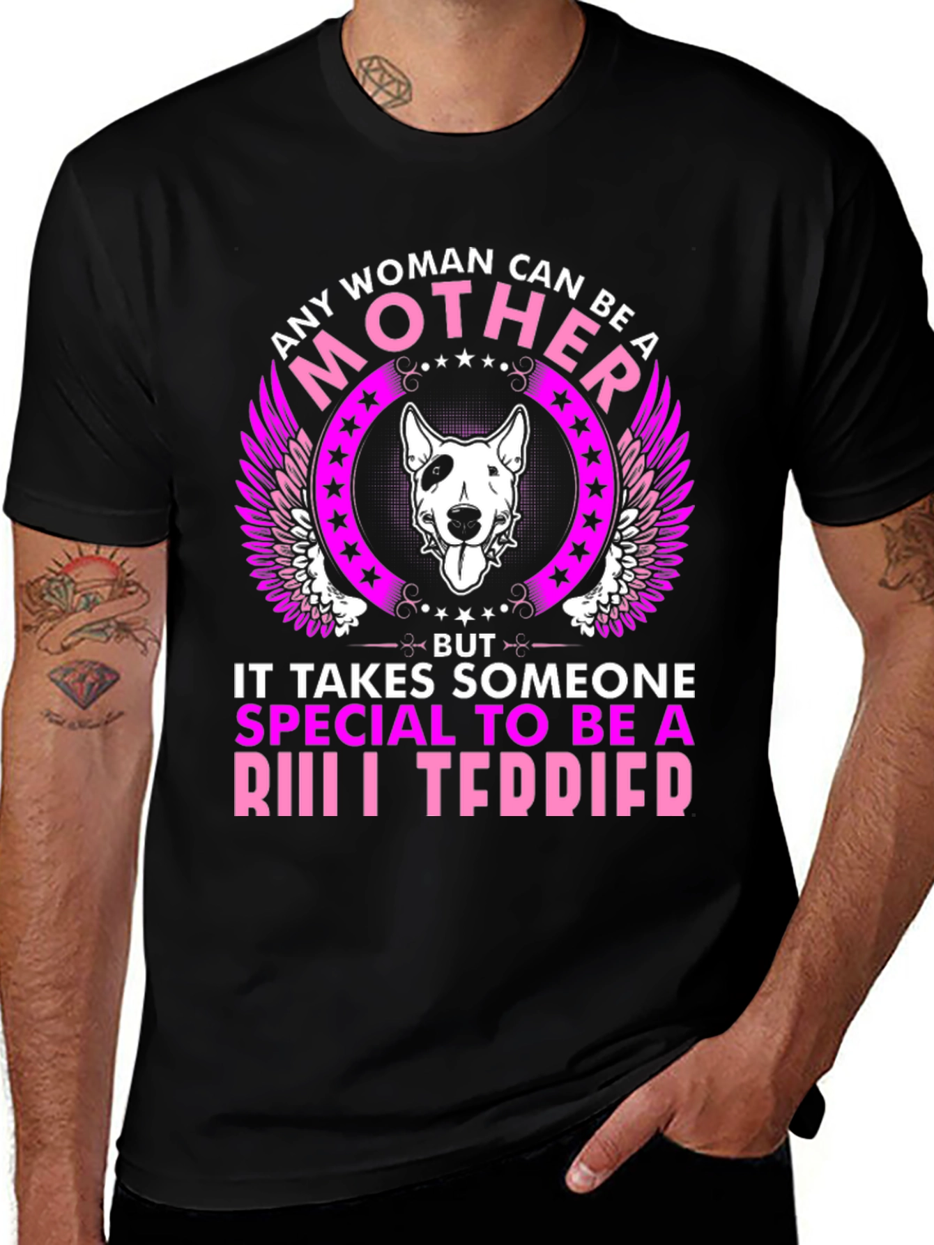 Bull Terrier Mom T-Shirt - Special Mother Design