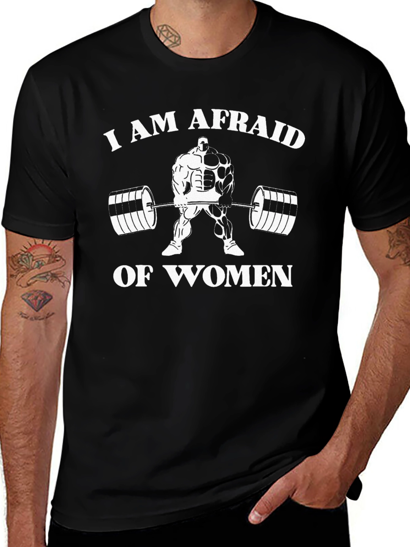 Variant 14 of I Am Afraid of Women Graphic Tee