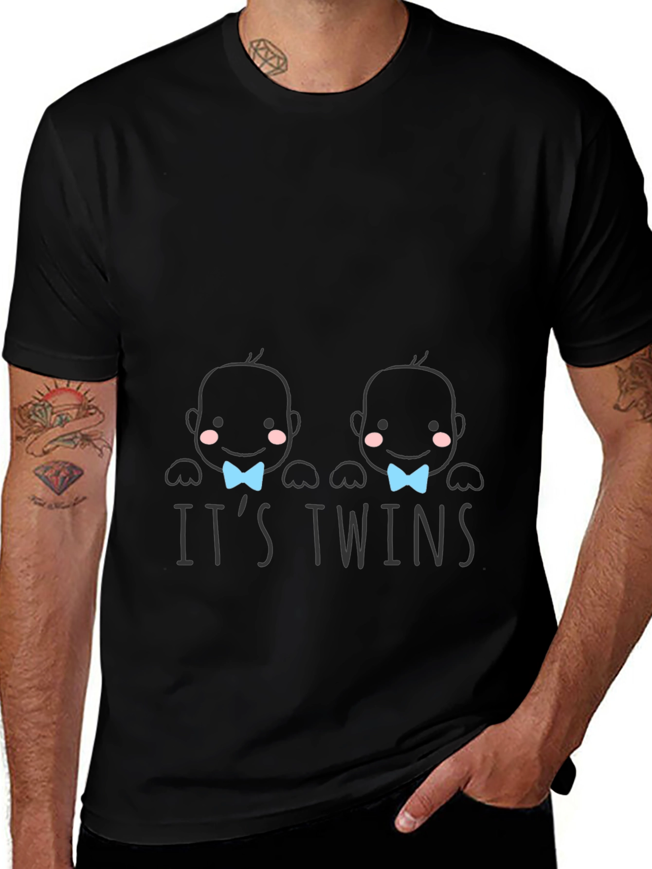 It's Twins! Baby Announcement T-Shirt