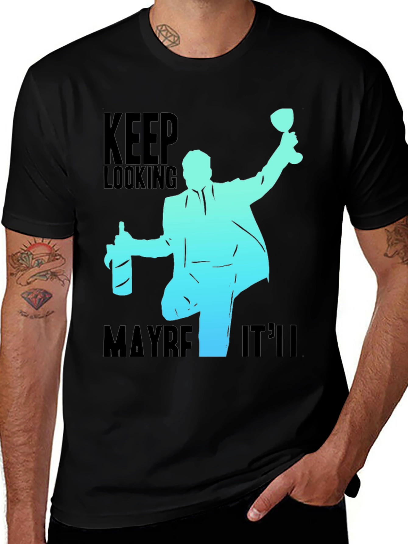 Variant 12 of Keep Looking Graphic T-Shirt