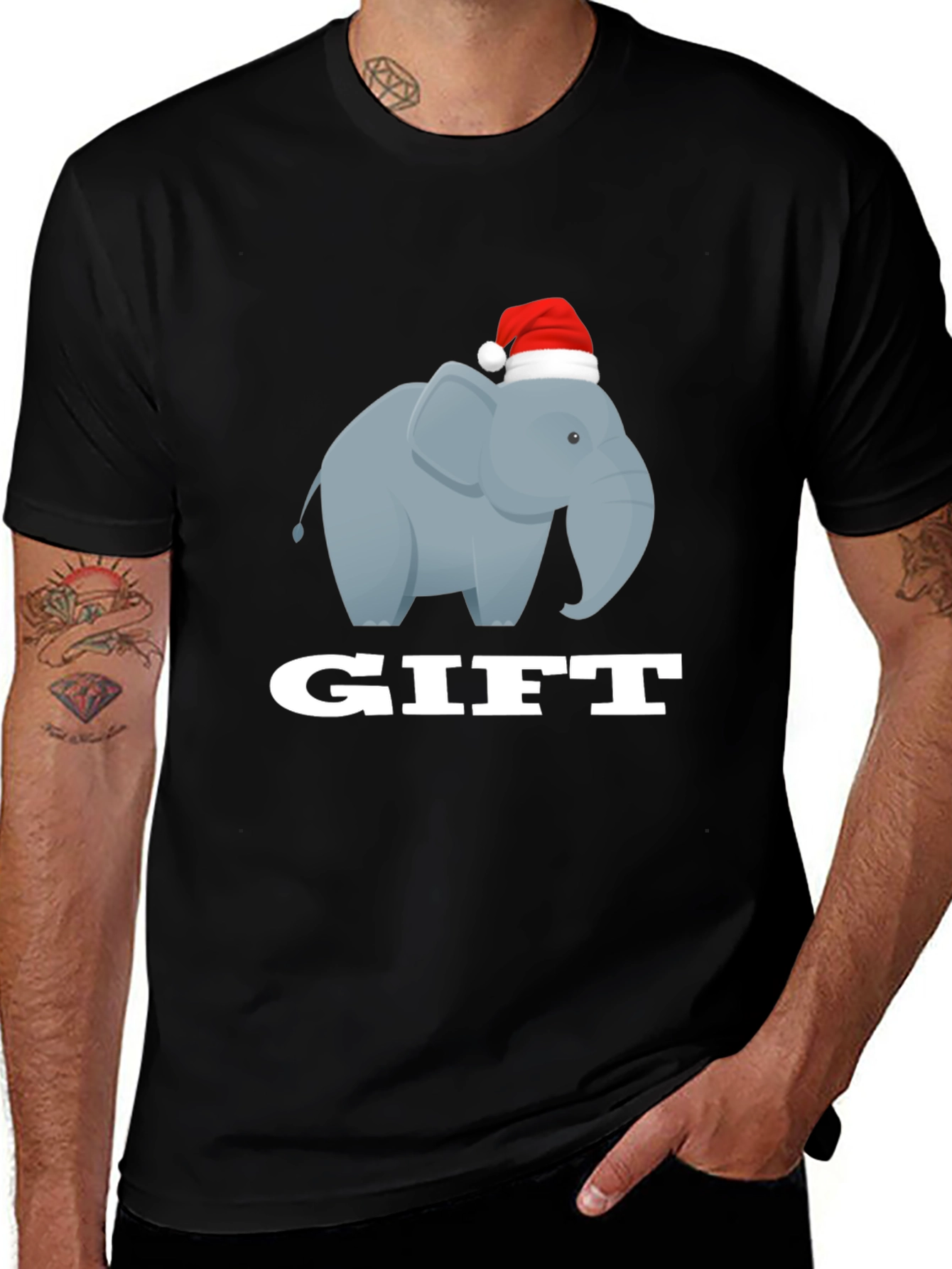 Variant 14 of Elephant Gift Holiday T-Shirt