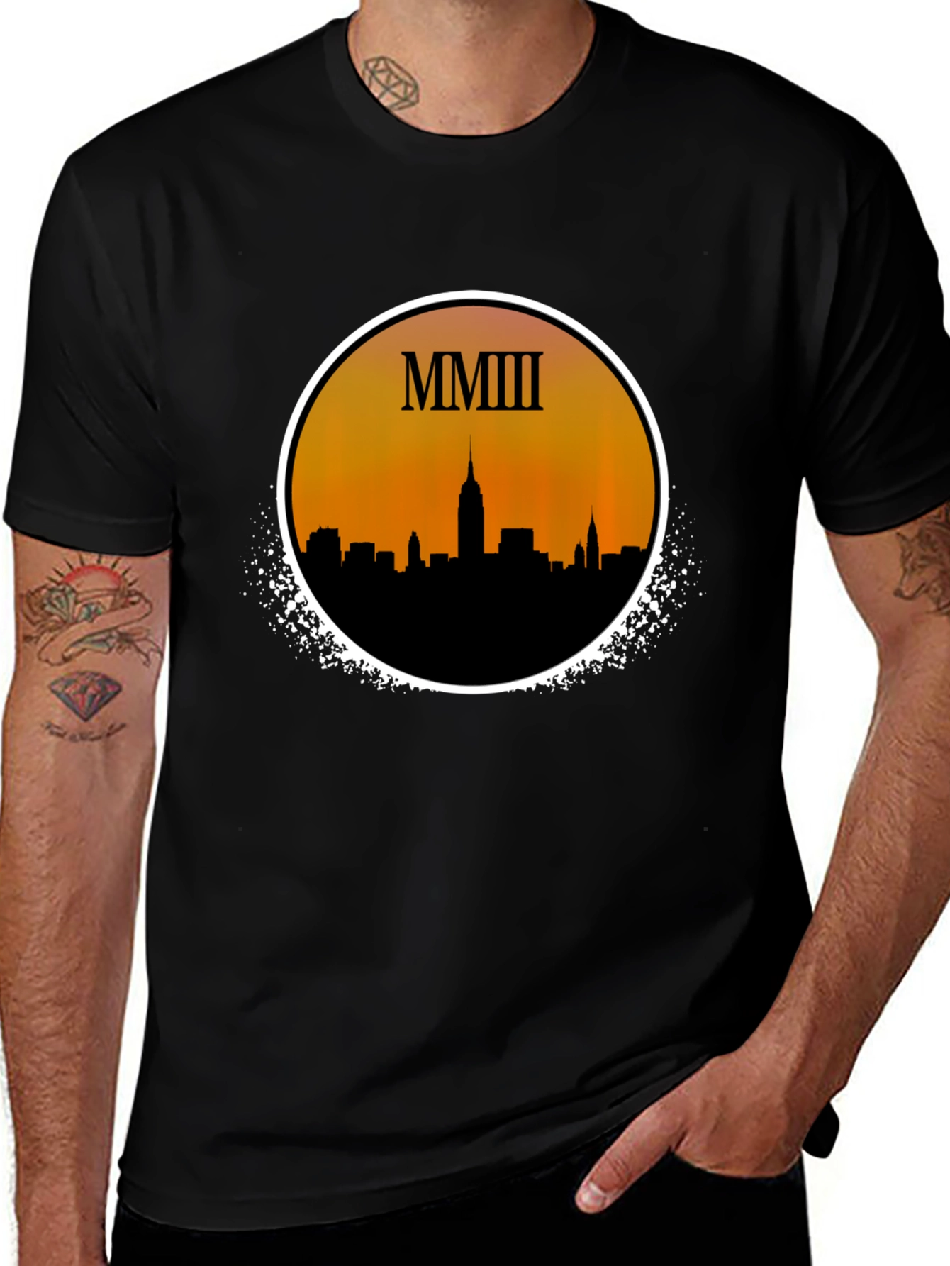 Variant 8 of MMIII NYC Skyline Graphic T-Shirt