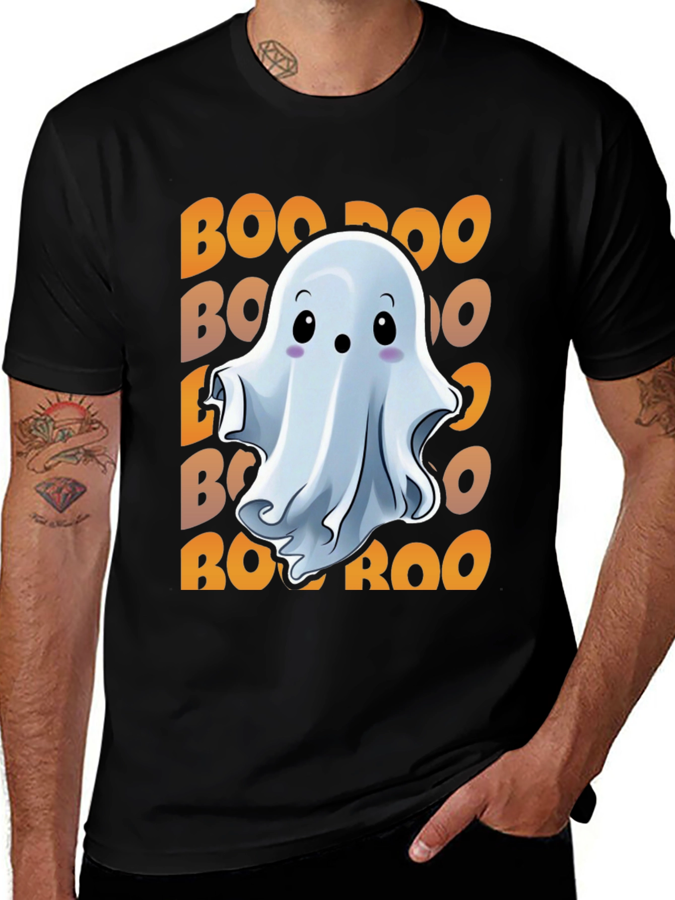 Variant 23 of Cute Ghost Boo Halloween T-Shirt
