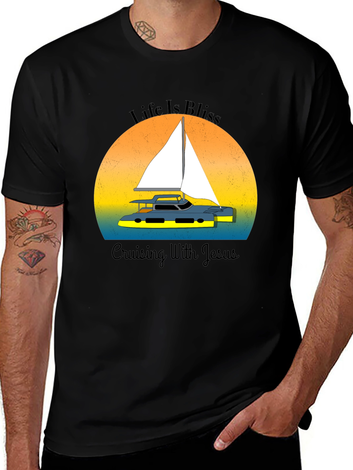 Life is Bliss Cruising With Jesus T-Shirt