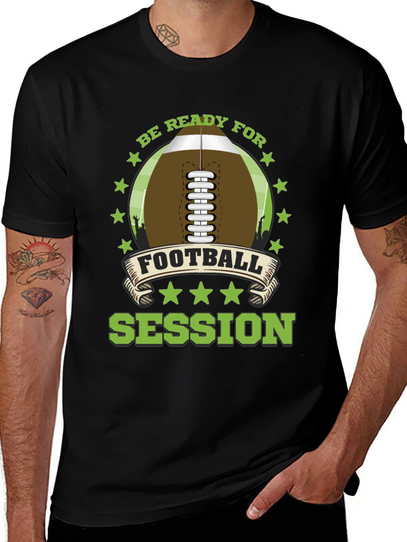 Variant 10 of Football Session Graphic T-Shirt