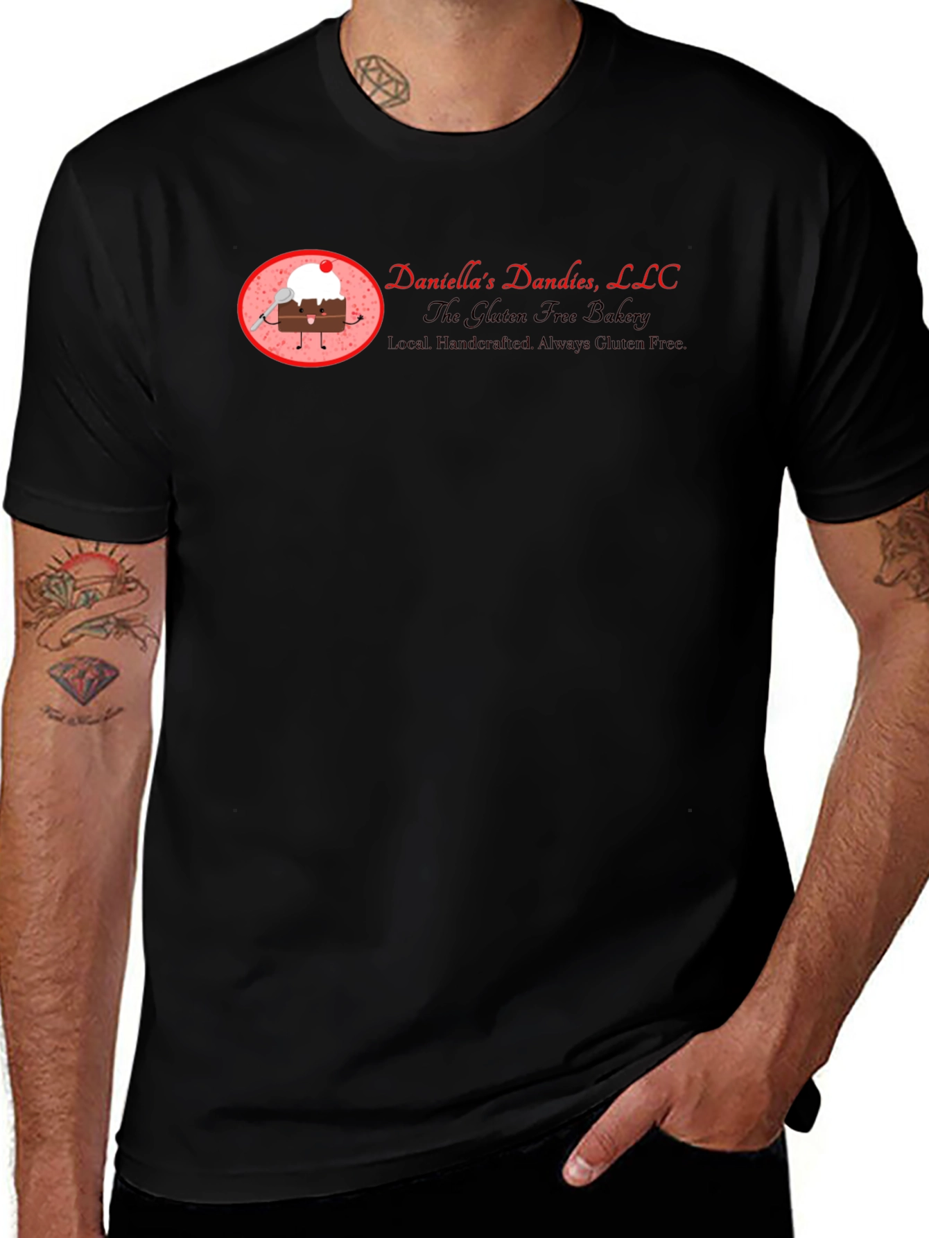 Variant 29 of Daniella's Dandes LLC T-Shirt, Gluten-Free Bakery