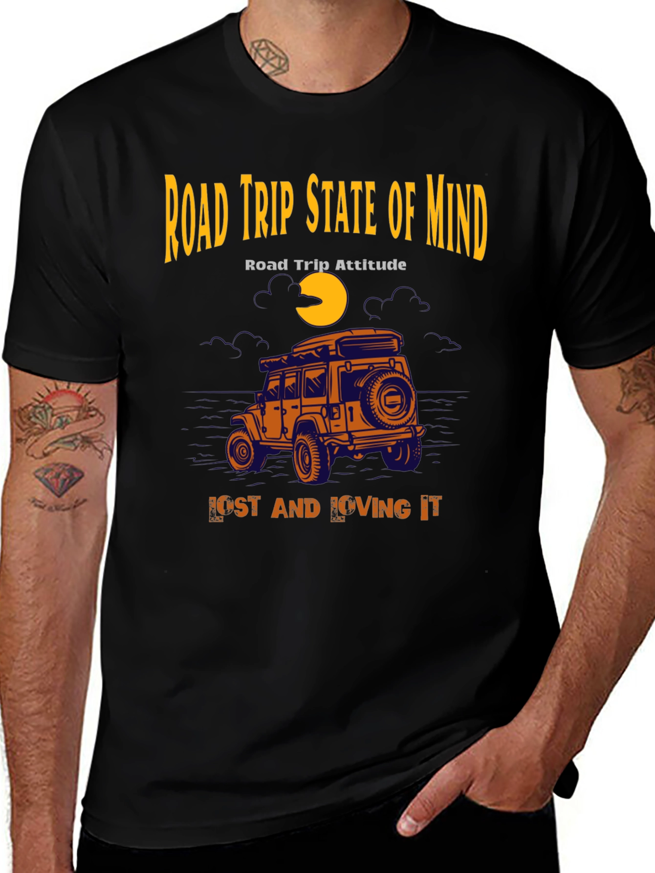 Variant 18 of Road Trip State of Mind Graphic Tee