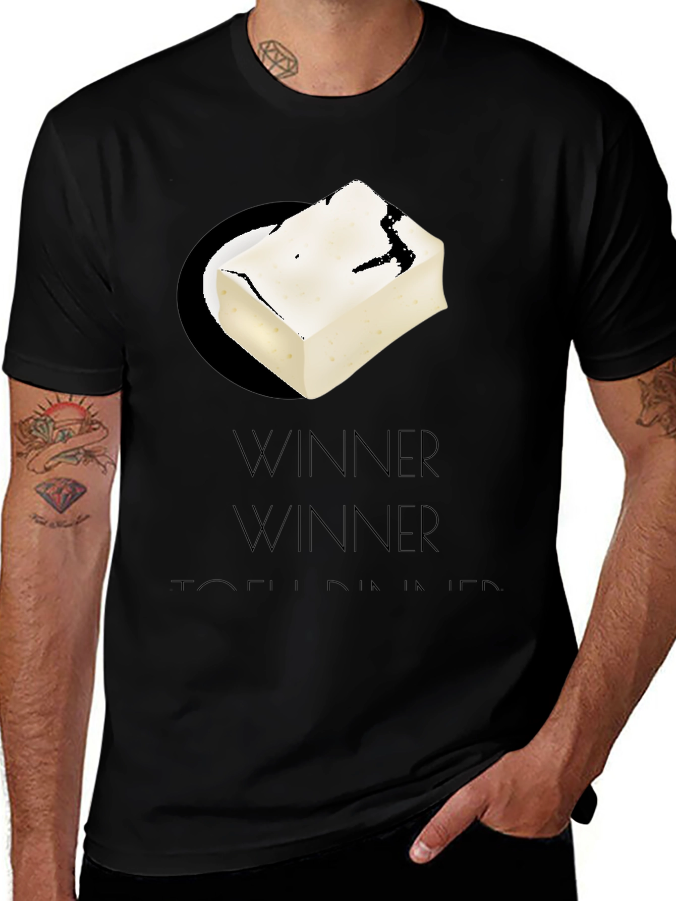 Variant 2 of Winner Tofu Dinner Graphic Tee