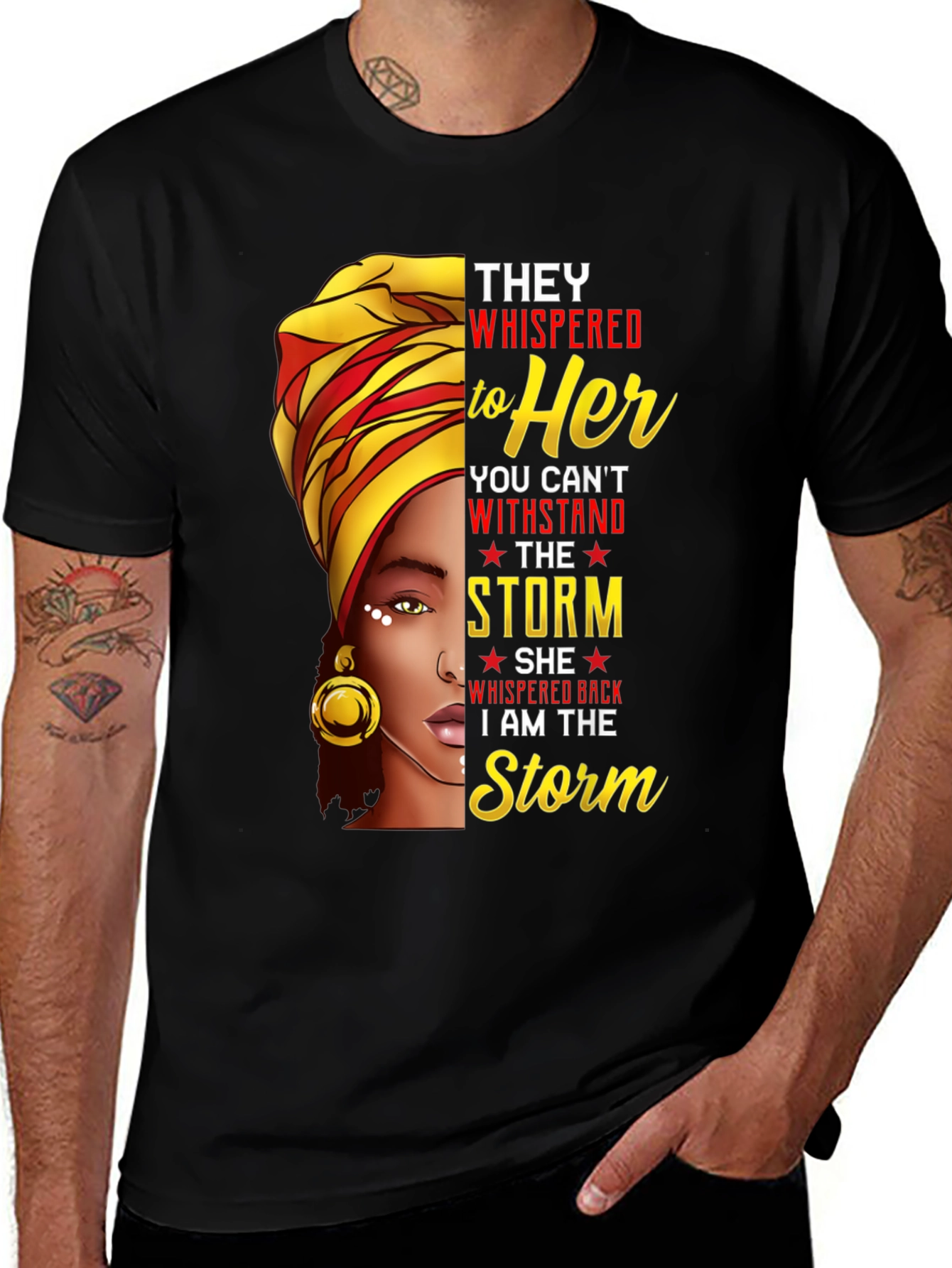 Variant 8 of Empowered Woman Graphic T-Shirt - I Am The Storm