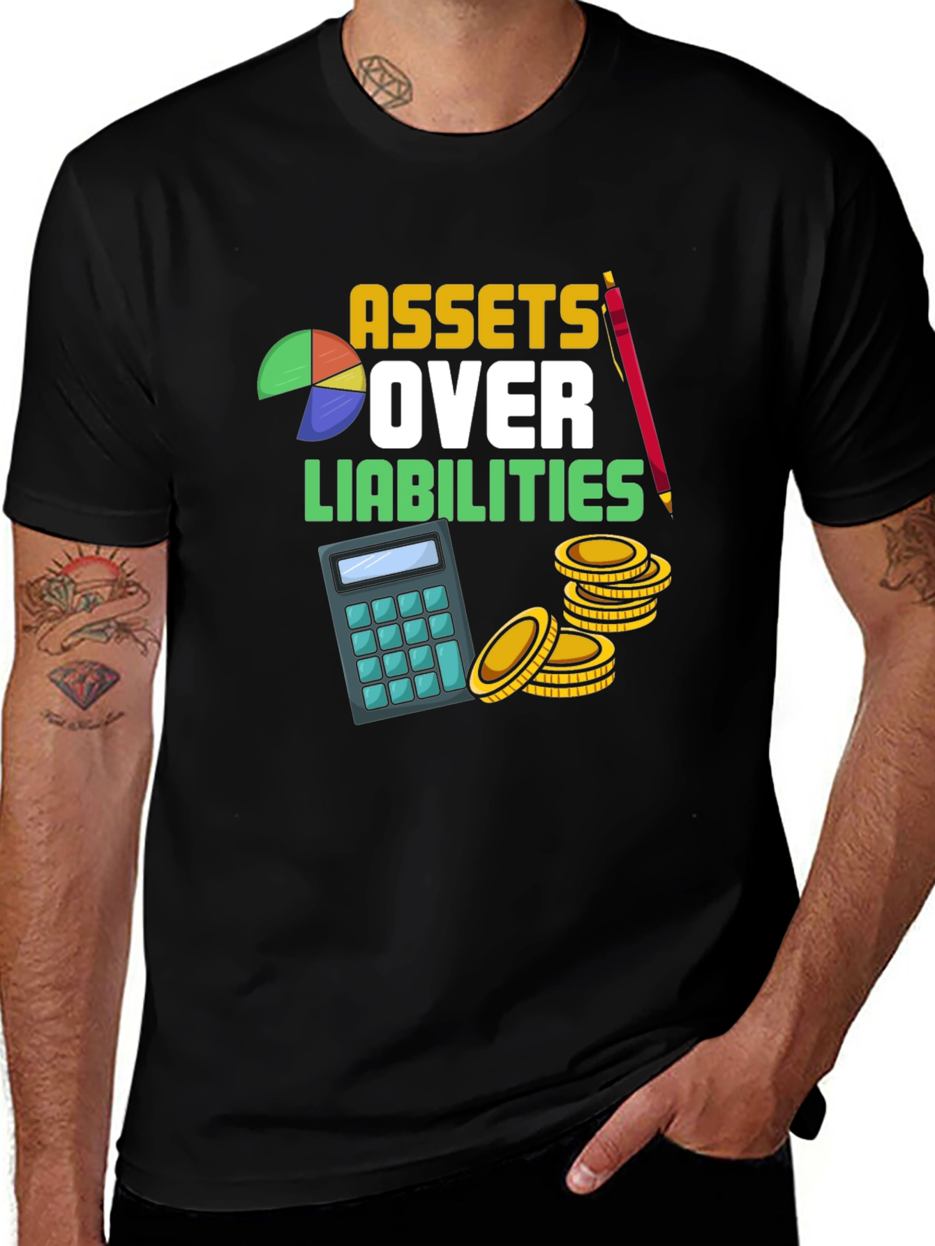 Assets Over Liabilities Graphic T-Shirt