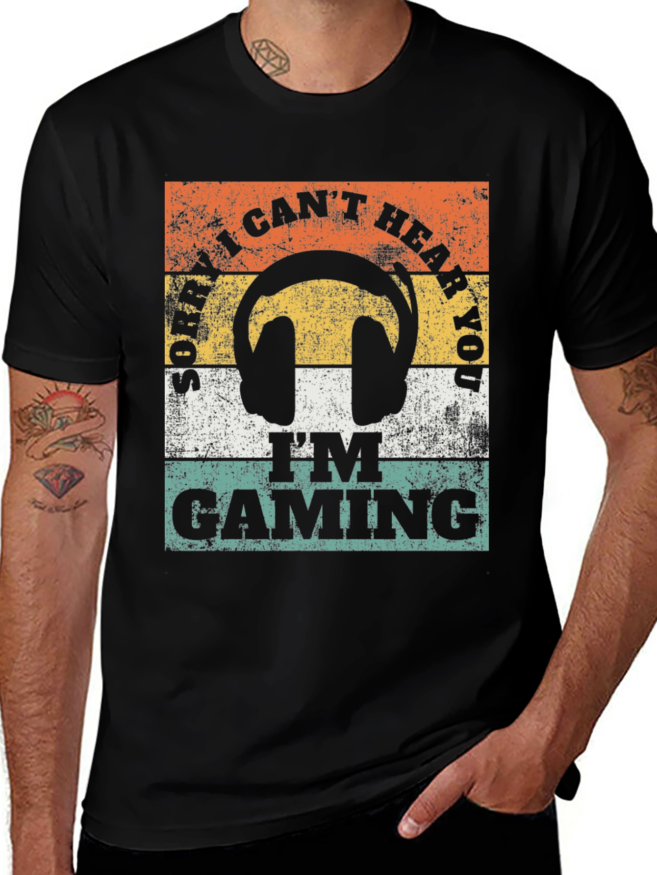 Sorry I Can't Hear You I'm Gaming T-Shirt