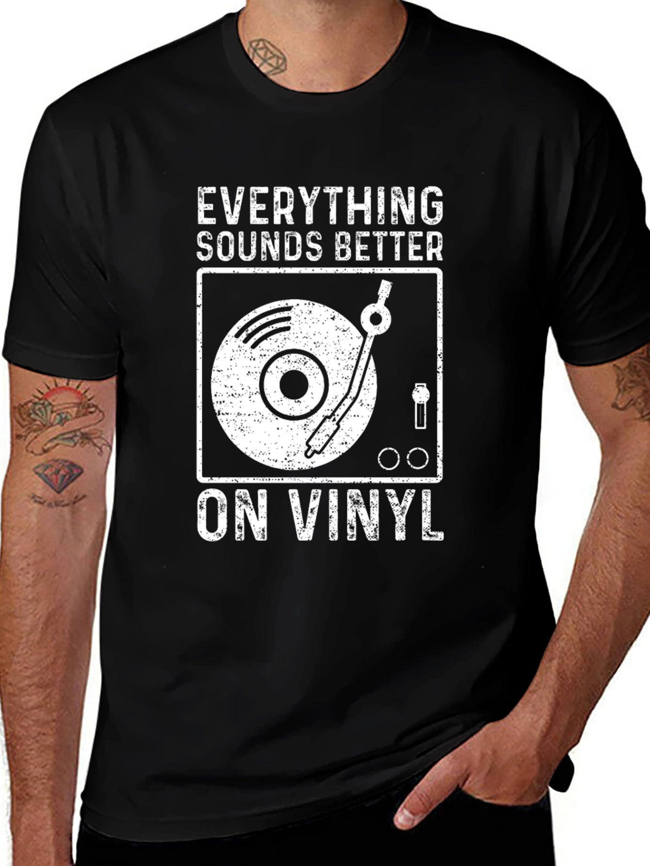Variant 17 of Everything Sounds Better On Vinyl T-Shirt