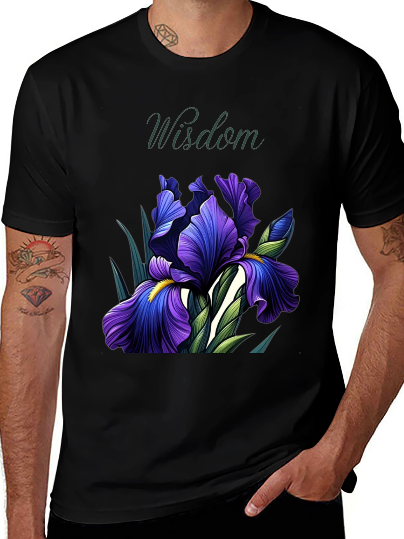 Variant 13 of Wisdom Iris Graphic T-Shirt